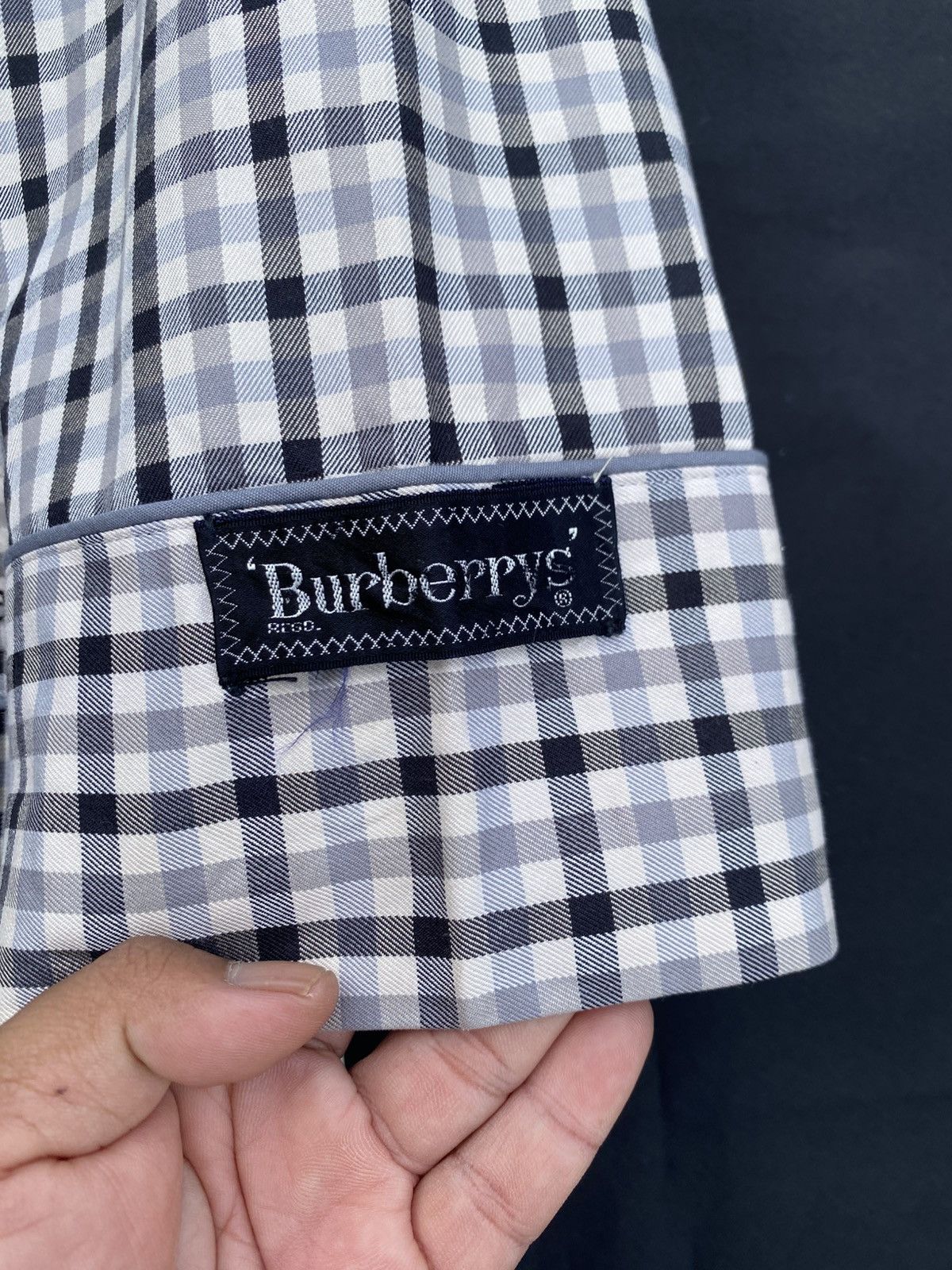 Burberry Vintage Burberry Checkered Long Coat Size US L / EU 52-54 / 3 - 16 Thumbnail