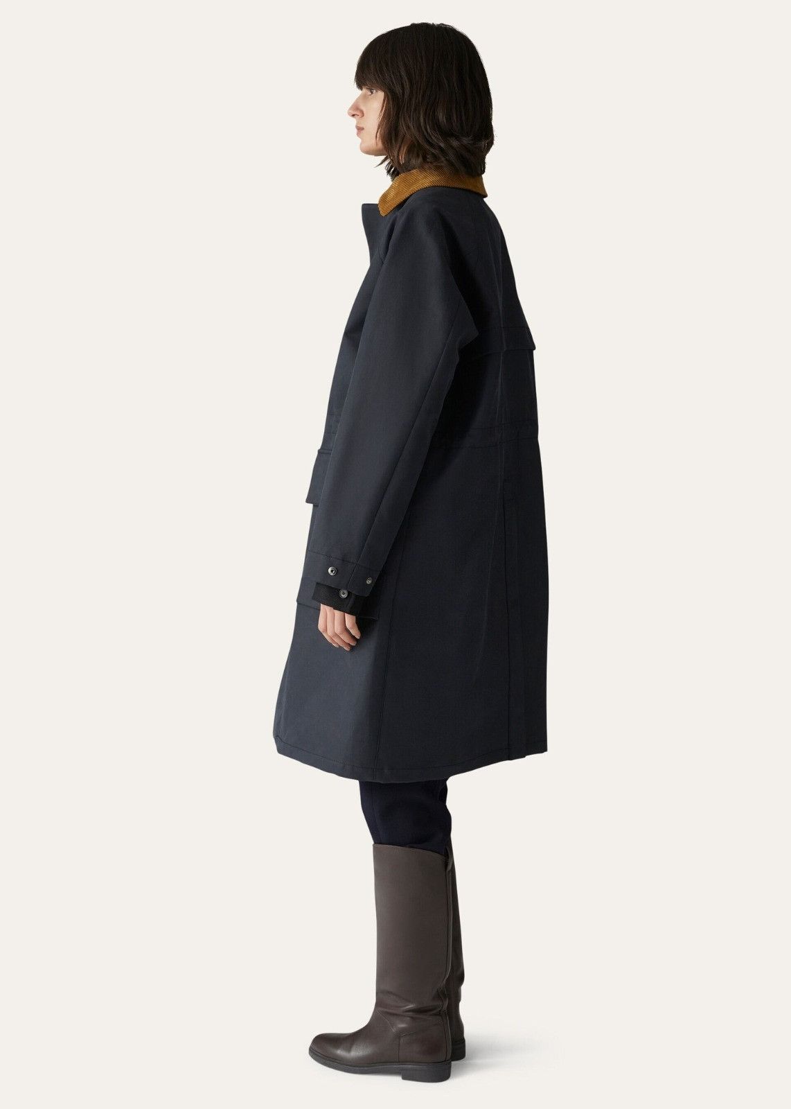 Loro Piana o1srvl11e0126 FAN4202 Horsey Long Jacket in Navy Size XS / US 0-2 / IT 36-38 - 6 Thumbnail