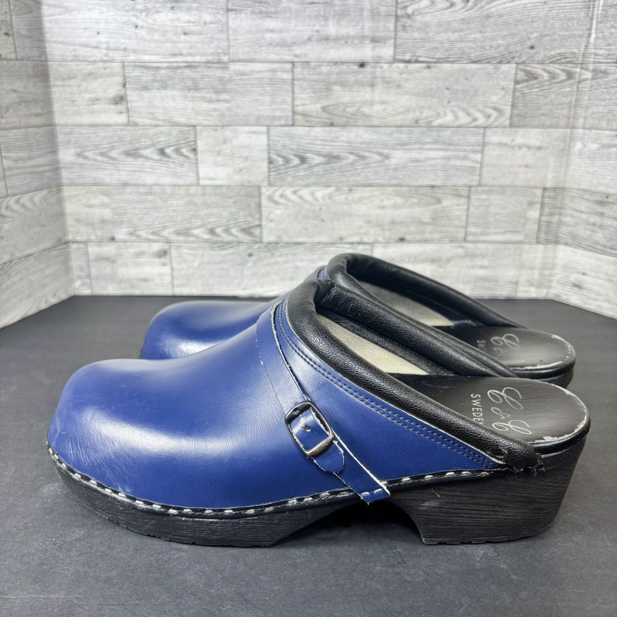 Other C&C Sweden woman’s size 43 patent leather clogs Size US 12 / IT 42 - 2 Thumbnail