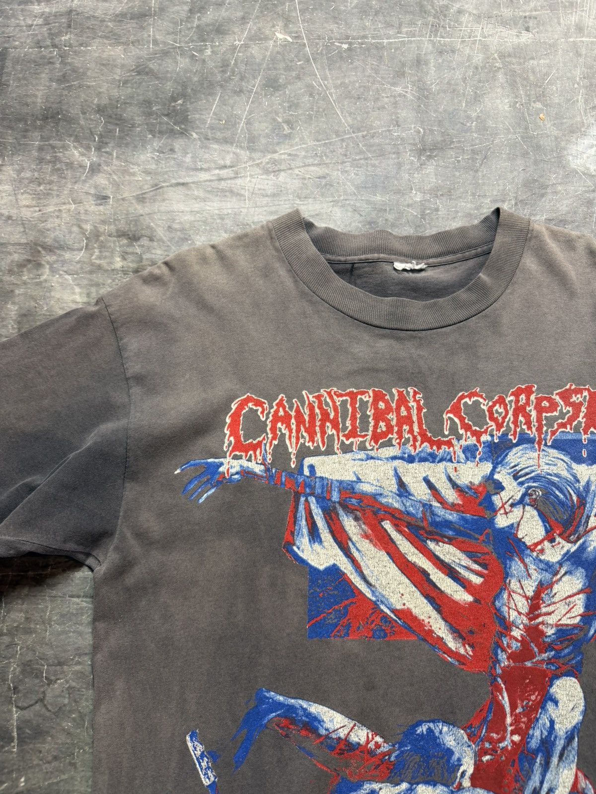 Vintage Vintage 90’s Cannibal Corpse Earthling VIP T-Shirt Size US XL / EU 56 / 4 - 3 Thumbnail