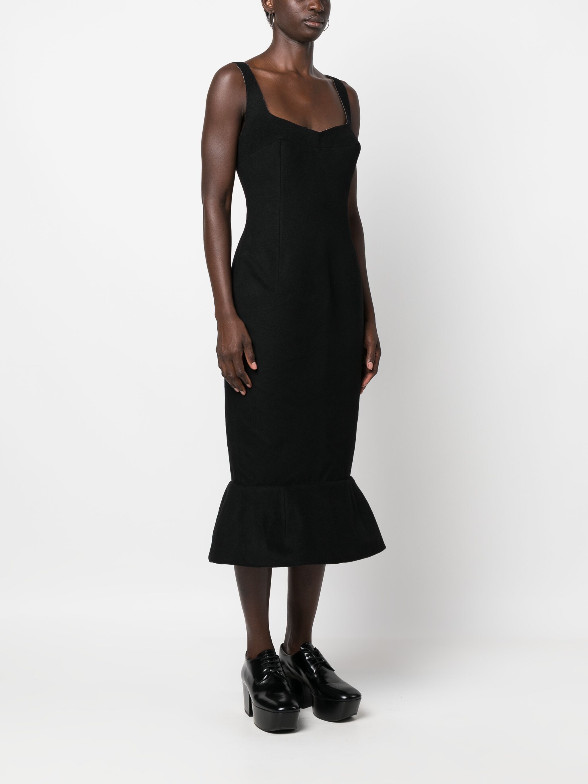 Marni o1w1db10125 Dress in Black Size XL / US 12-14 / IT 48-50 - 3 Thumbnail