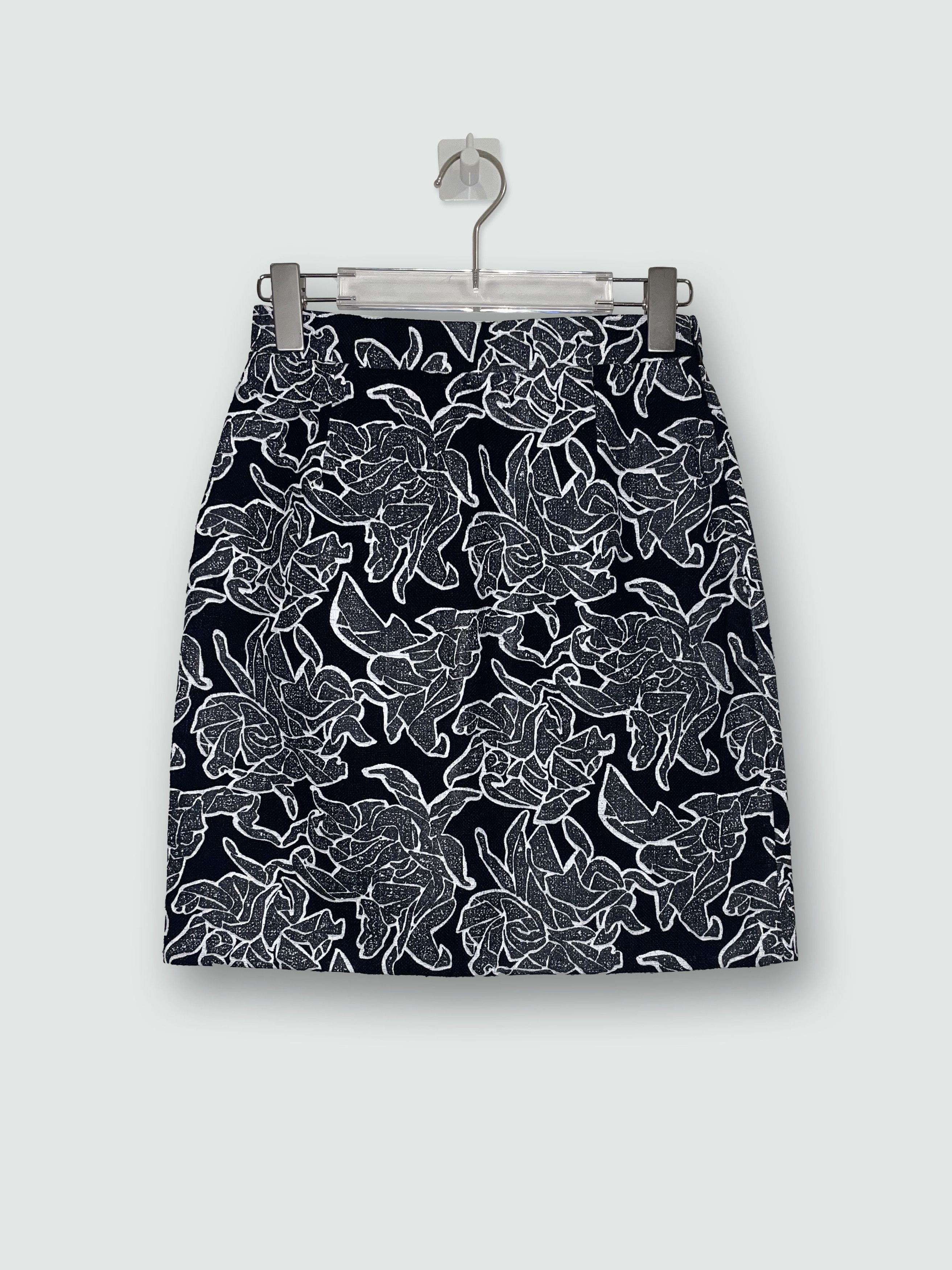 Balenciaga SS2014 painted brocade skirt - FR36 UK6 Small Size 26" / US 2 / IT 38 - 2 Thumbnail