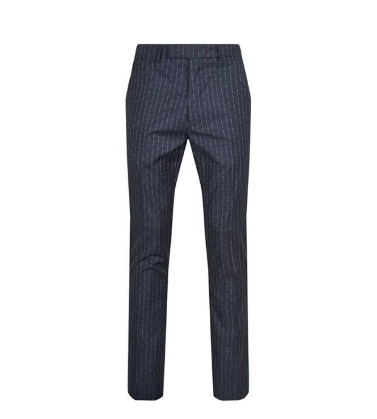 image of Amiri Repeated Flared Trousers in Navy, Men's (Size 30)