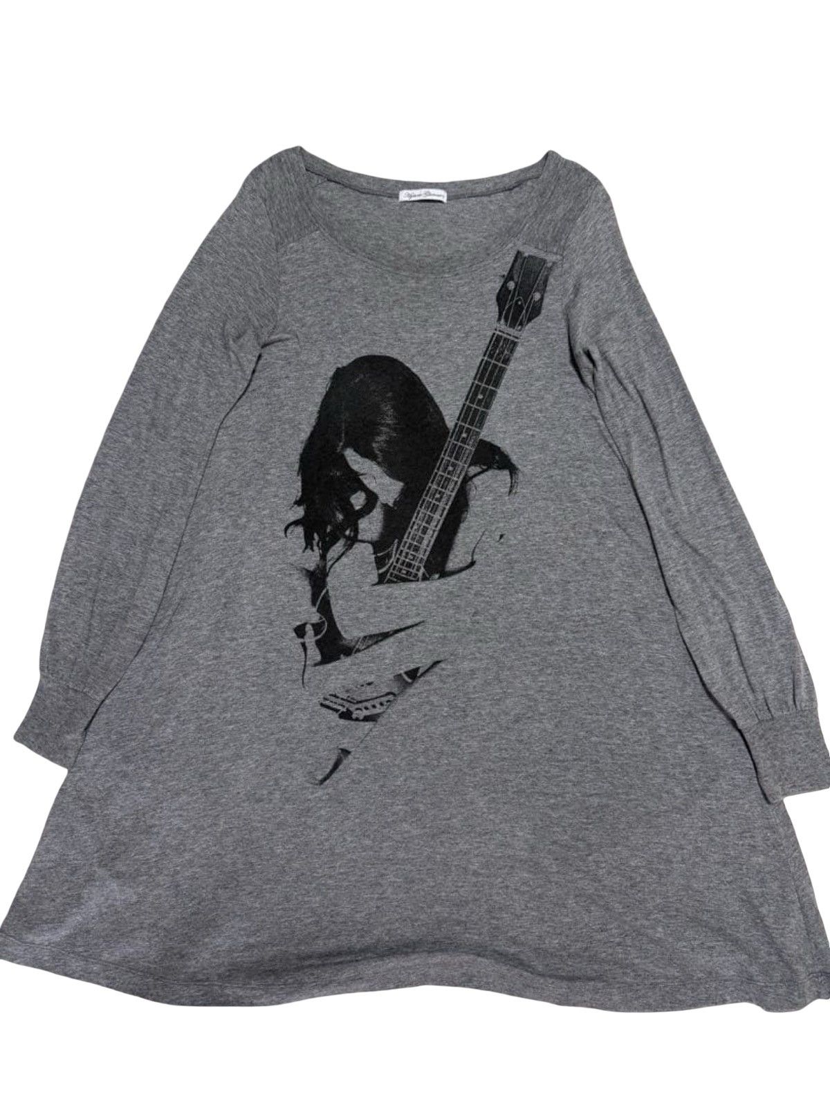 Hysteric Glamour Hysteric Glamour "Guitar Girl" Graphic Tunic / Long Sleeve Size ONE SIZE - 1 Thumbnail