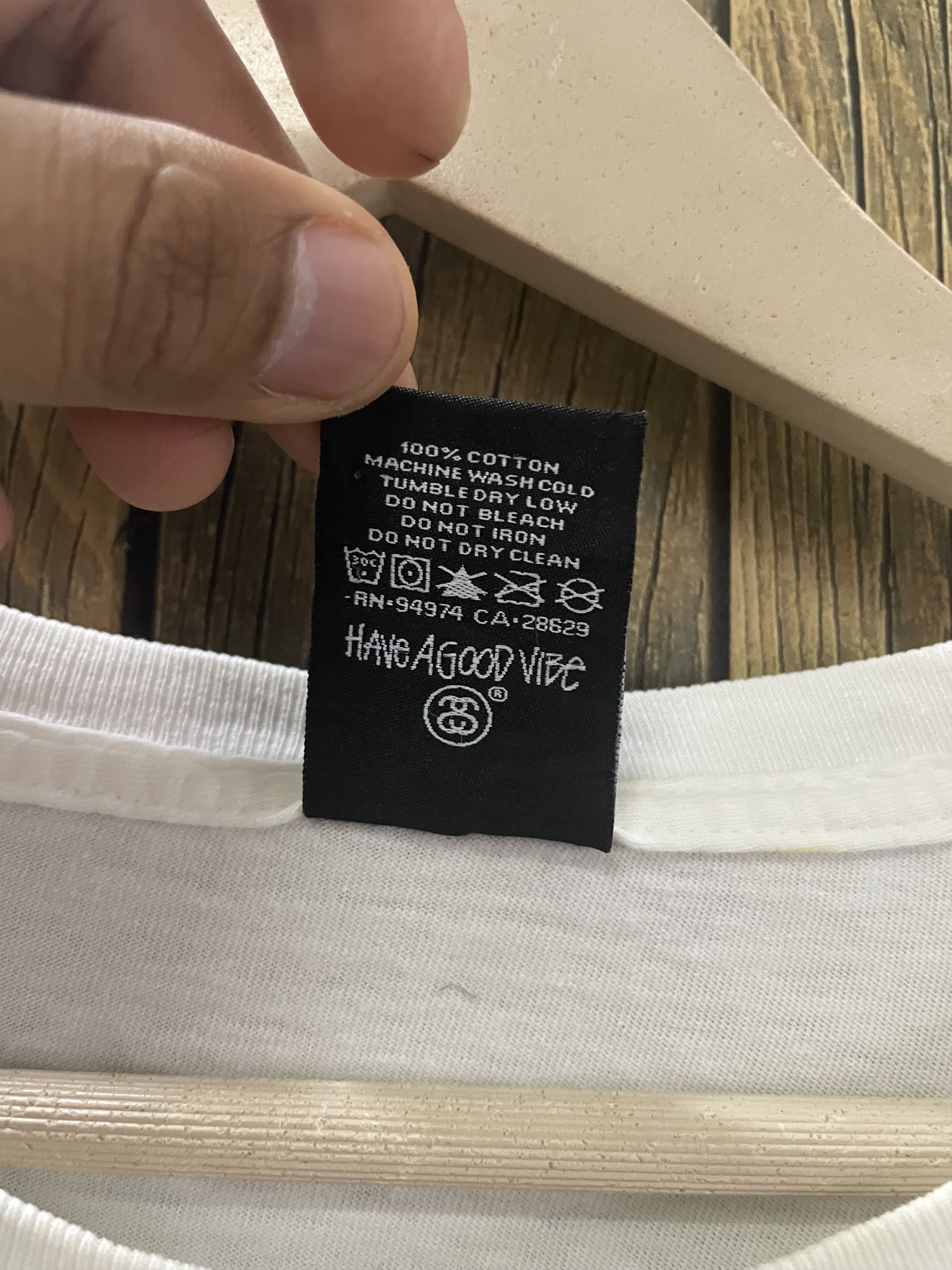 Stussy STUSSY PIGMENT BLACK LOGO TEE T-SHIRT M Size US M / EU 48-50 / 2 - 5 Thumbnail