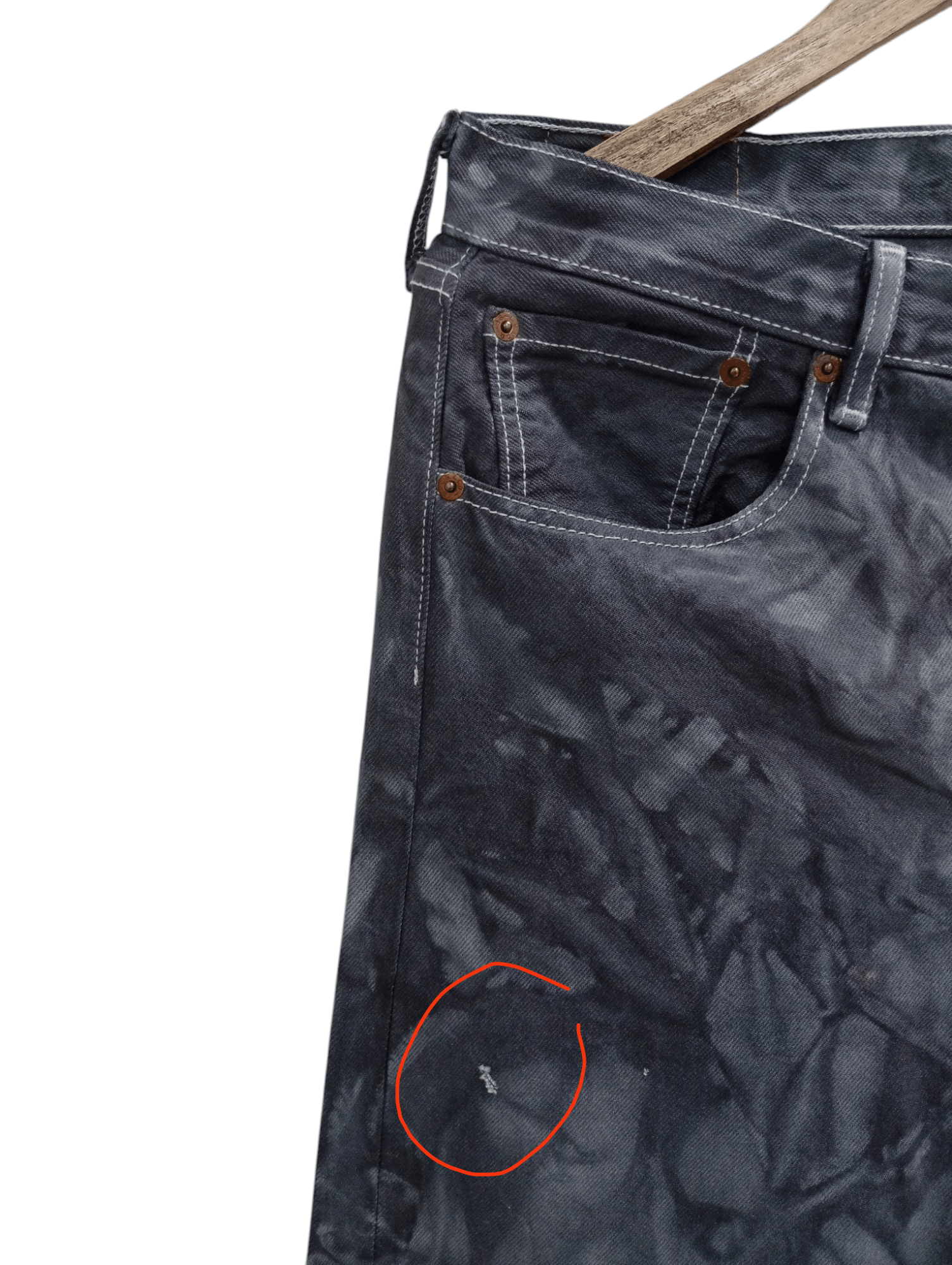 Levi's 🔥🔥Levi's 501 Tye Dye Jeans Denim Size US 34 / EU 50 - 6 Thumbnail