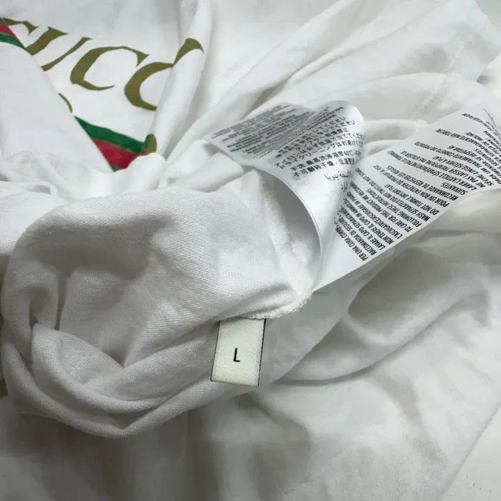 Gucci Gucci Gucci Vintage Logo Short Sleeve T-Shirt -2506 Size US L / EU 52-54 / 3 - 5 Thumbnail