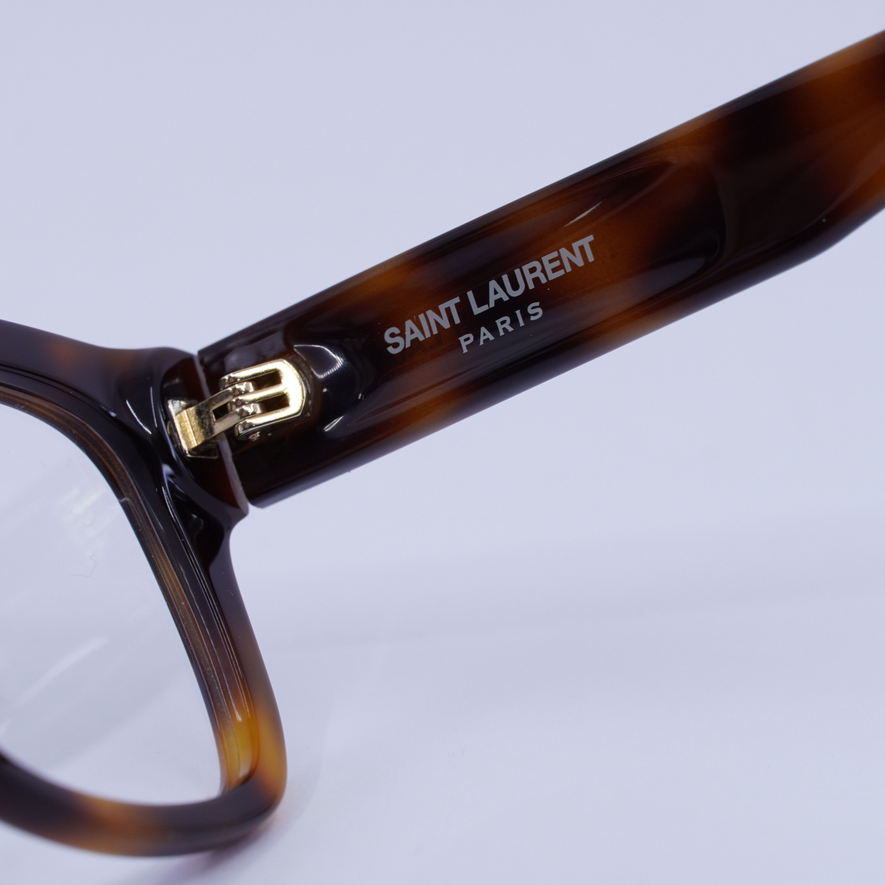 Saint Laurent Paris Saint Laurent SL677 003 Eyeglasses Havana 54mm Square Frame Size ONE SIZE - 8 Thumbnail