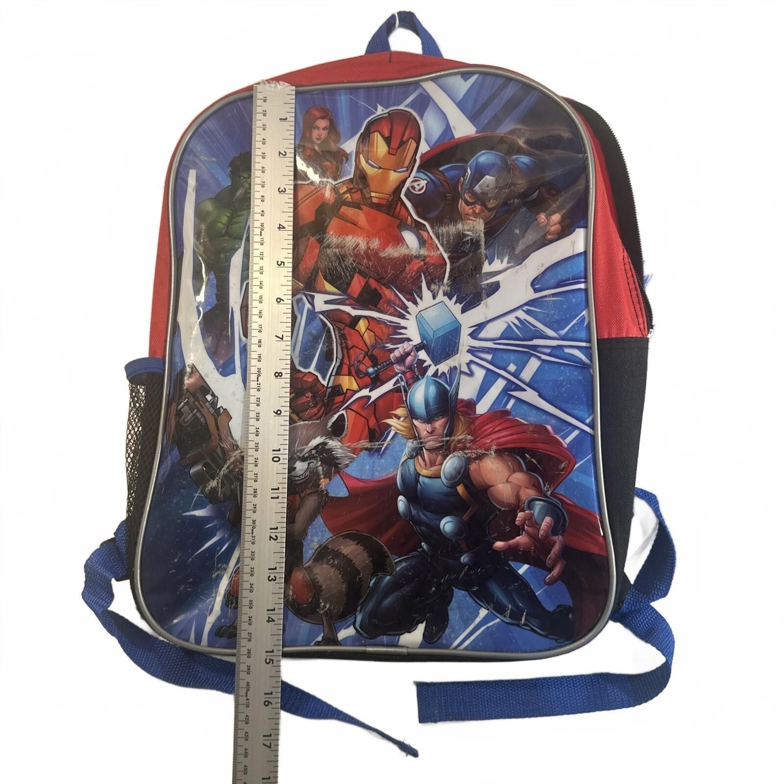 Marvel Comics Marvel Avengers 15" Single Pocket Backpack (light wear) Size ONE SIZE - 2 Thumbnail
