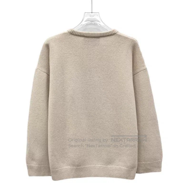 Gucci Gucci Khaki Mickey Mouse inlaid wool round-neck long-sleev Size S / US 4 / IT 40 - 2 Thumbnail