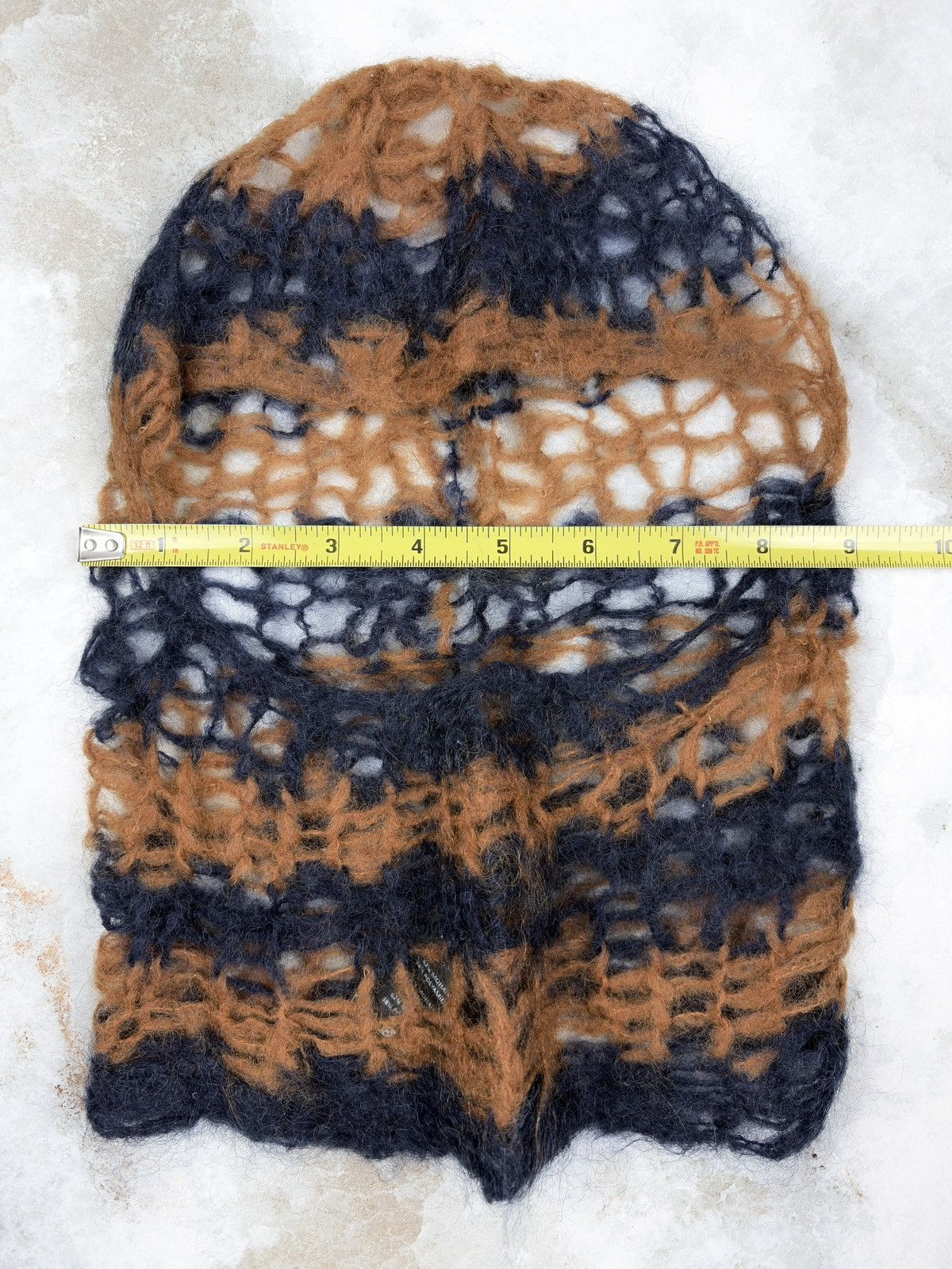 Raf Simons AW20 Raf Simons Mohair Knit Balaclava Face Mask Orange Size ONE SIZE - 5 Thumbnail
