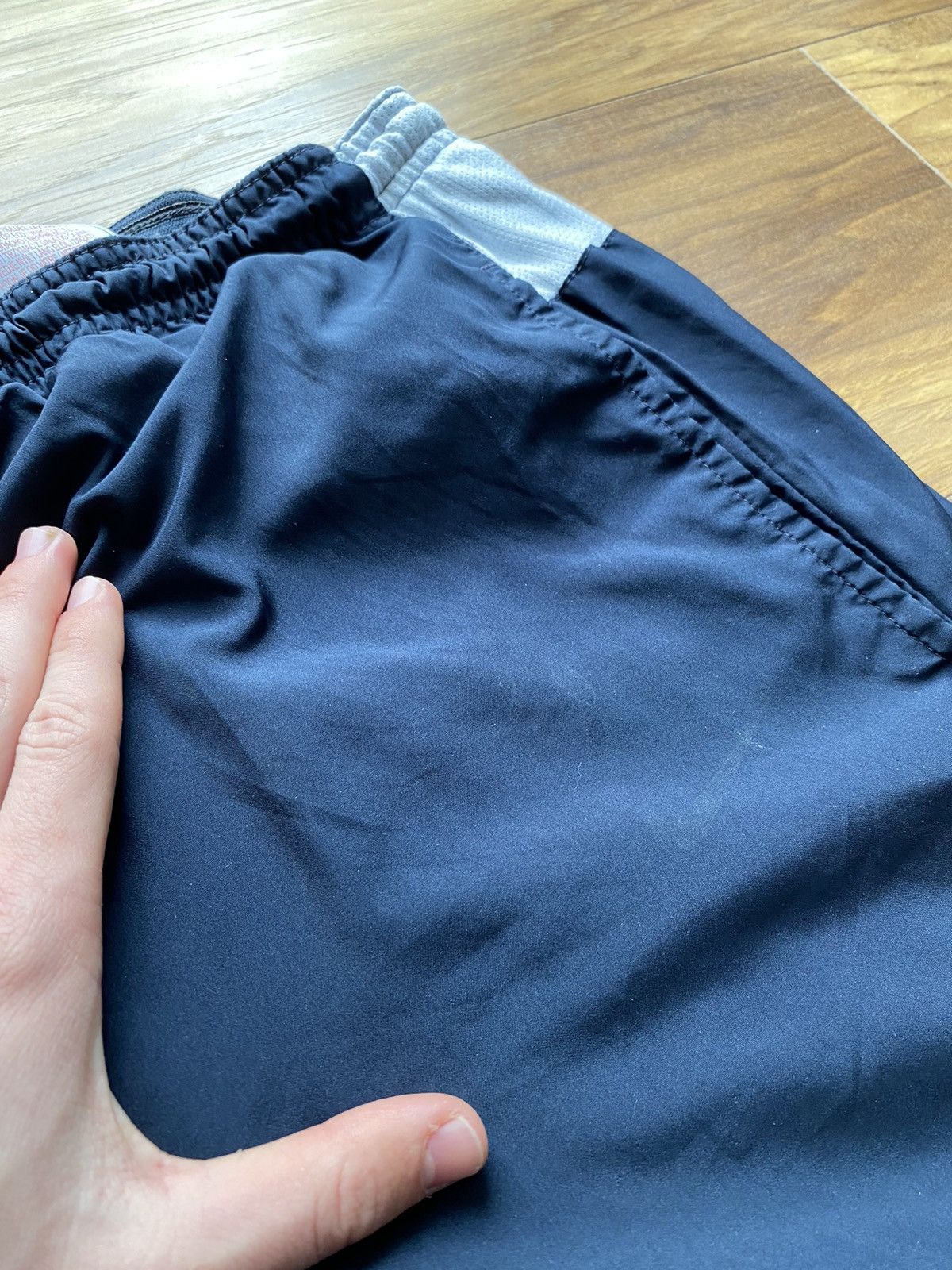 Nike × Vintage Nike Inter Nylon Vintage Baggy Pants,Drill,Y2K,BlockCore Size US 32 / EU 48 - 5 Thumbnail