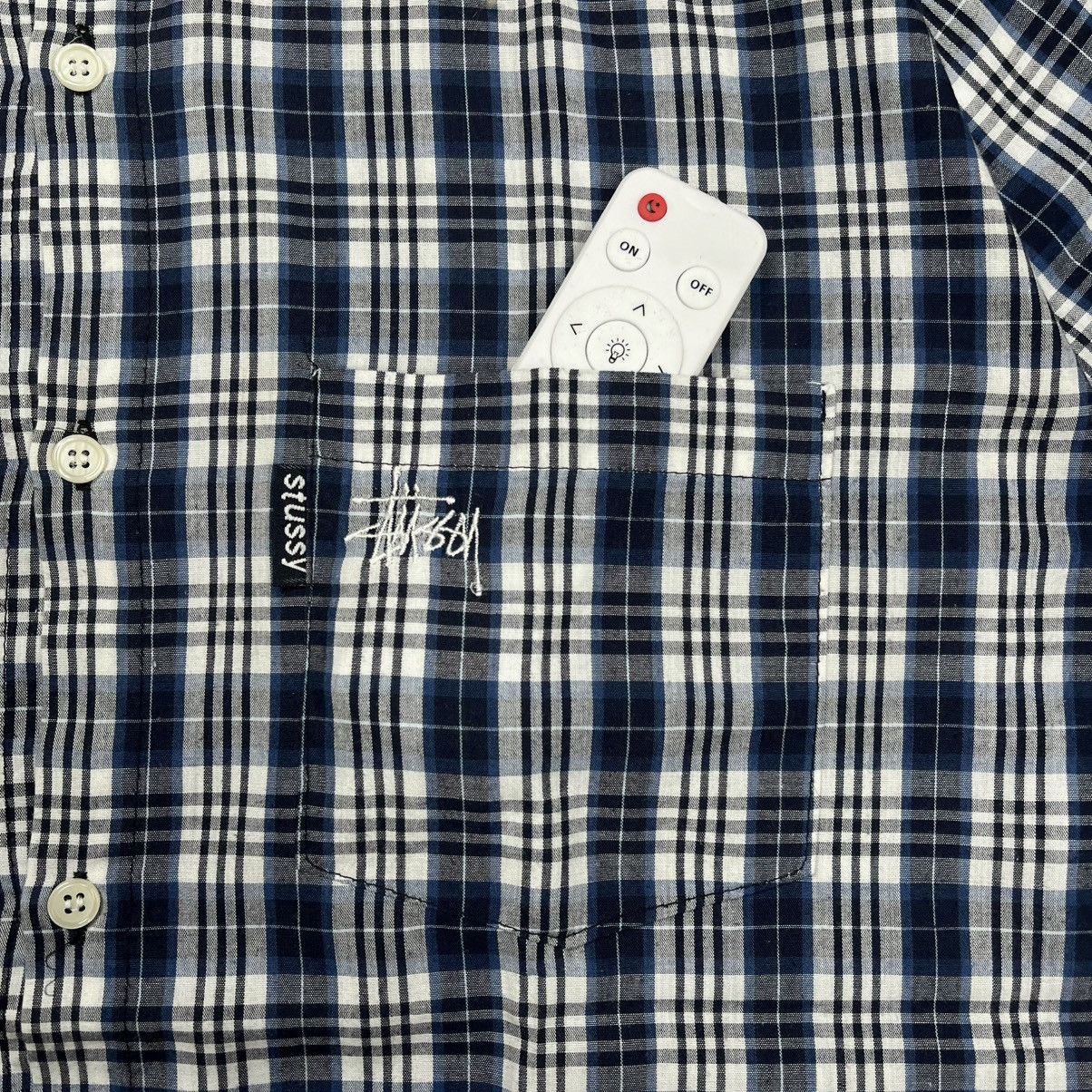 Stussy Vtg Stussy Plaid Pocket Logo Shirt Size US XL / EU 56 / 4 - 4 Thumbnail