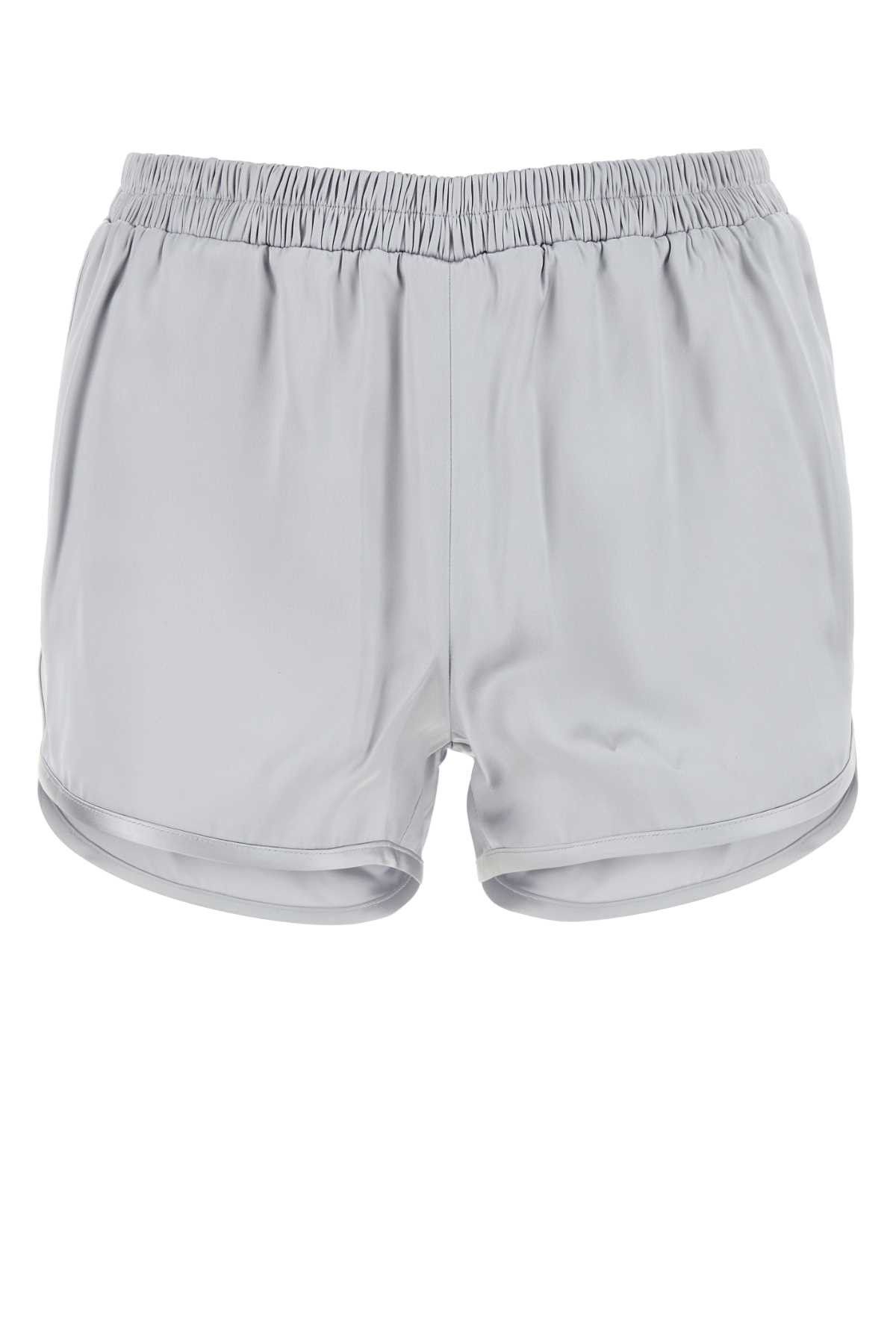image of Christopher Esber Ice Viscose Shorts in Grey, Women's (Size 26)