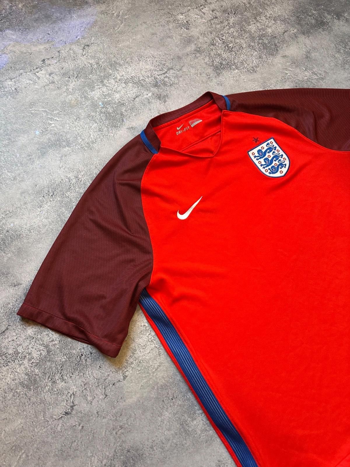 Nike England 2016/2017 Nike Away Football Shirt Soccer Jersey Size US XL / EU 56 / 4 - 2 Thumbnail