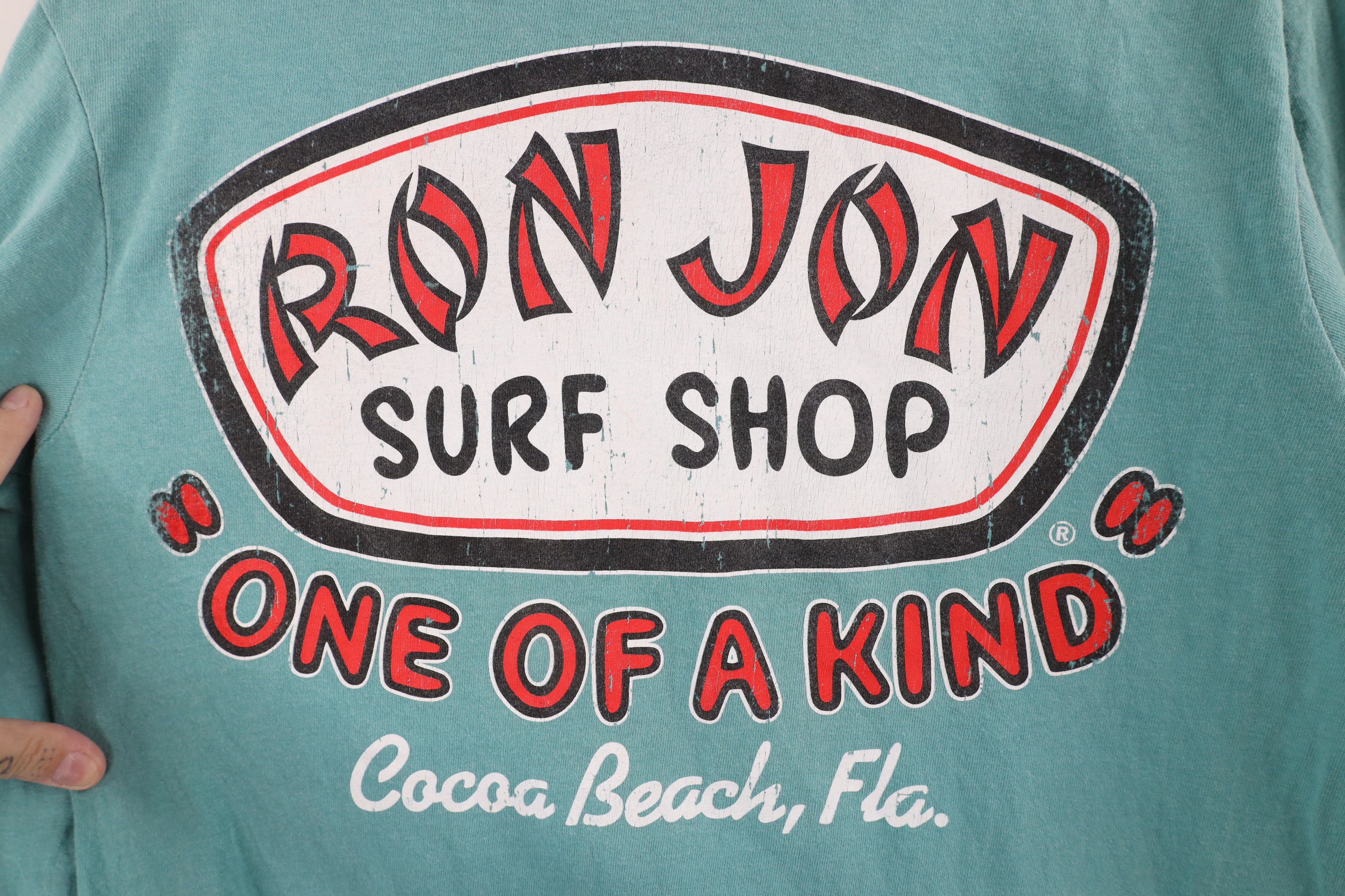 Vintage Vintage Ron Jon Surf Shop Spell Out Long Sleeve T-Shirt Teal Size US S / EU 44-46 / 1 - 7 Thumbnail