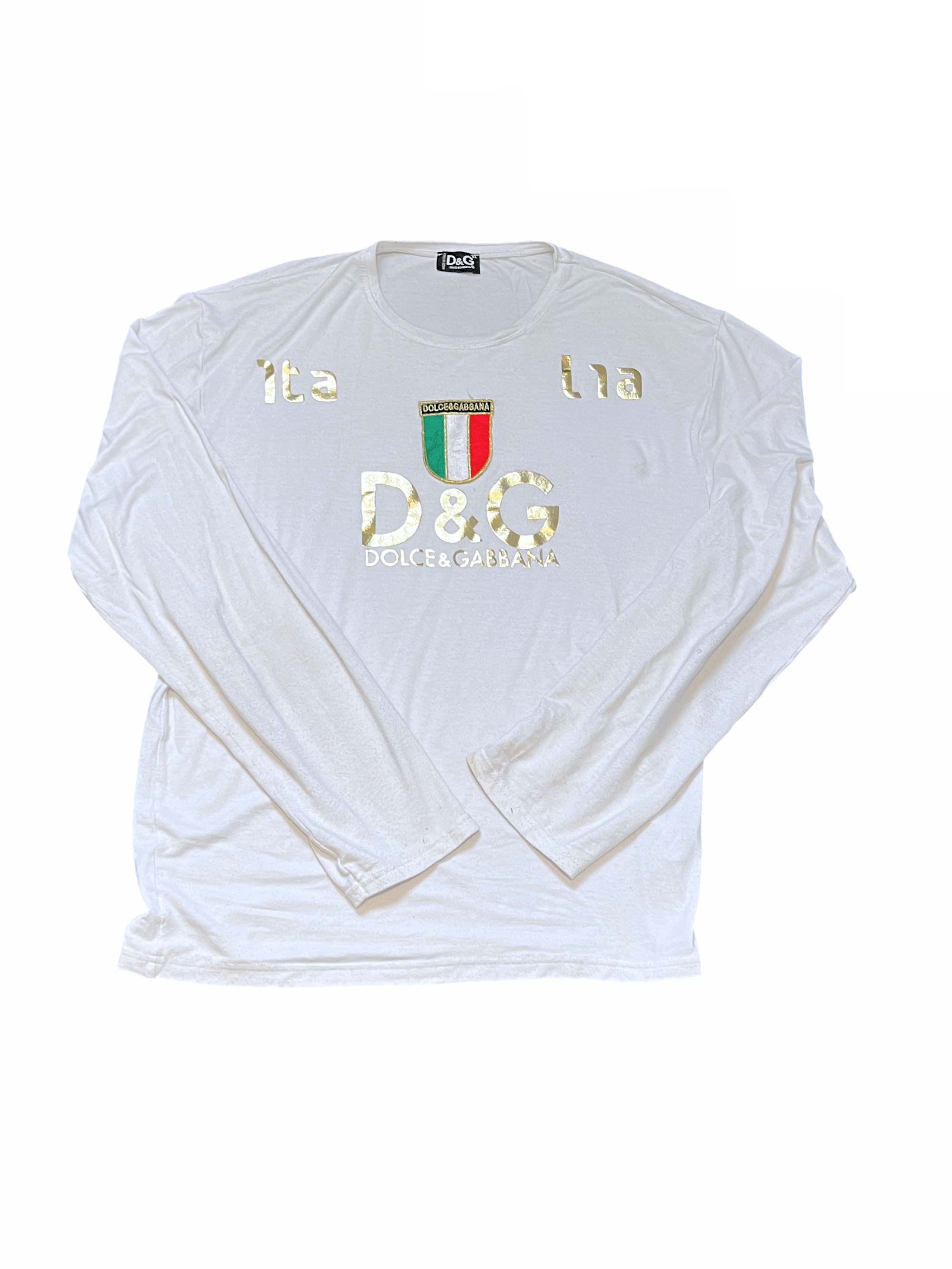 Dolce & Gabbana Dolce & Gabbana "Italy" Longsleeve Size US XL / EU 56 / 4 - 1 Thumbnail