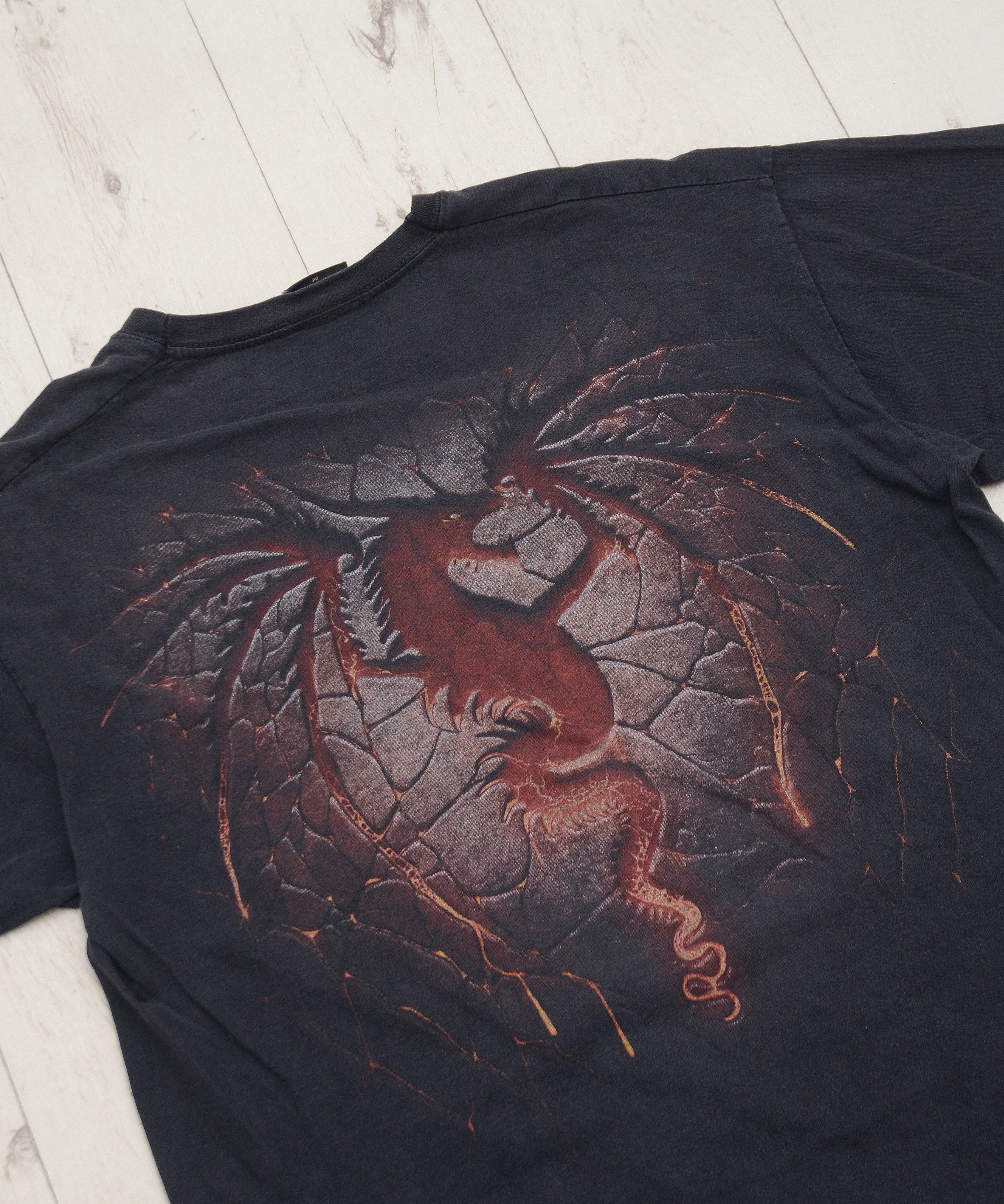 Vintage Vintage Graphic Design Crazy Dragon T-Shirt Spiral Direct Size US M / EU 48-50 / 2 - 8 Thumbnail