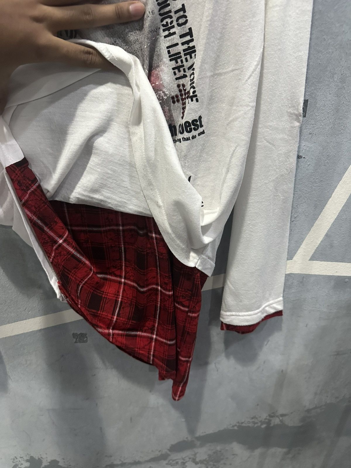 If Six Was Nine × Le Grande Bleu (L.G.B.) × Seditionaries Beaumere Asymmetrical Double Layer Punk Style Size S / US 4 / IT 40 - 9 Thumbnail