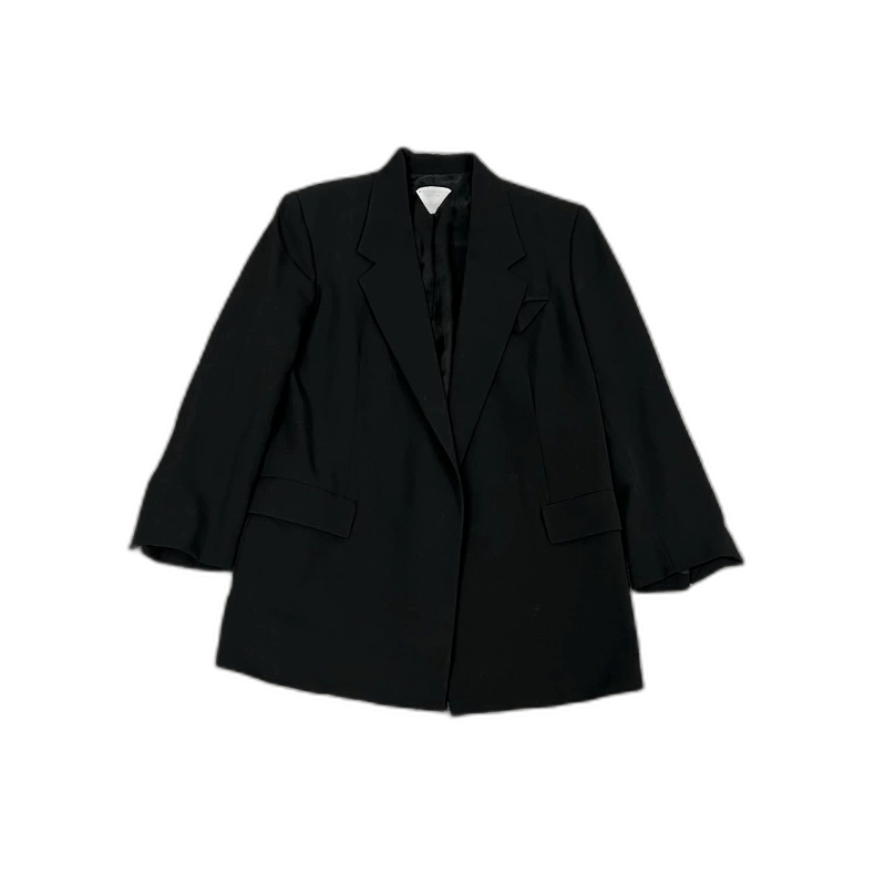 Bottega Veneta Bottega Veneta Black Wool Blazer Jacket Size US M / EU 48-50 / 2 - 1 Thumbnail