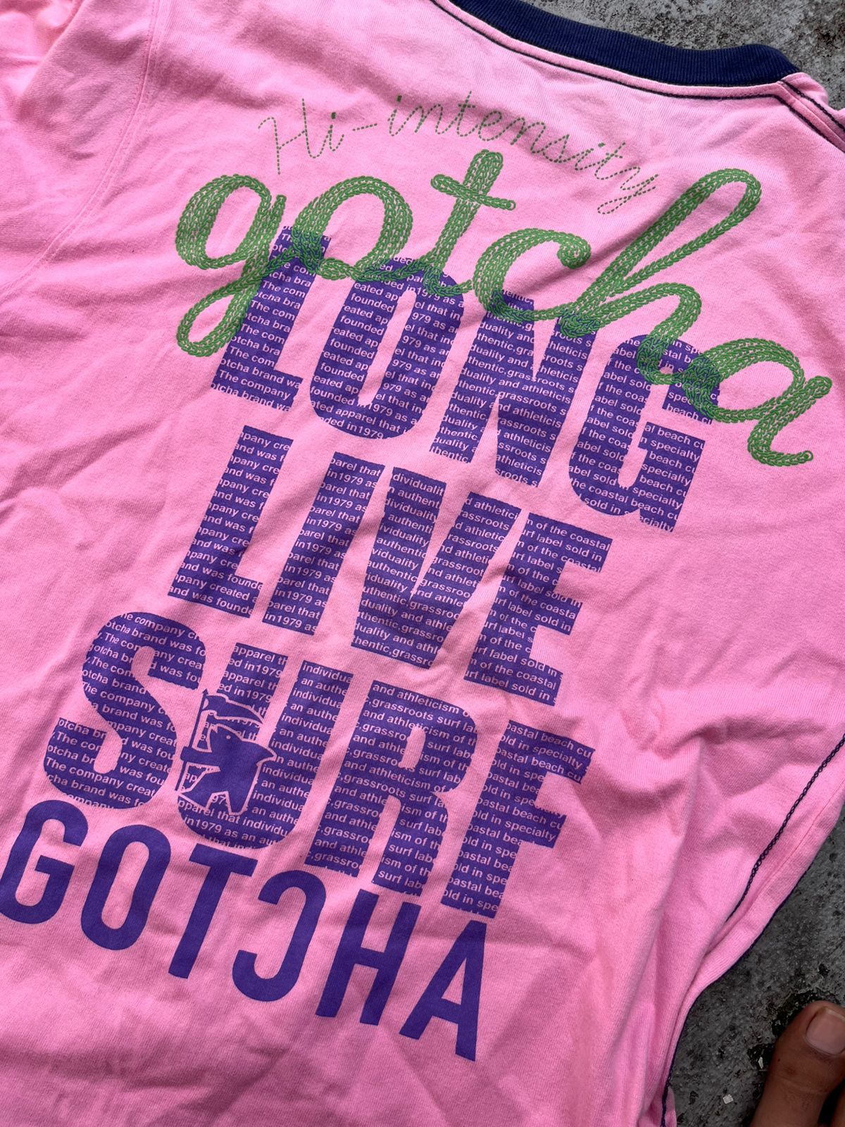 Hysteric Glamour Gotcha Long Live Surf Pink Tee Size US S / EU 44-46 / 1 - 6 Thumbnail