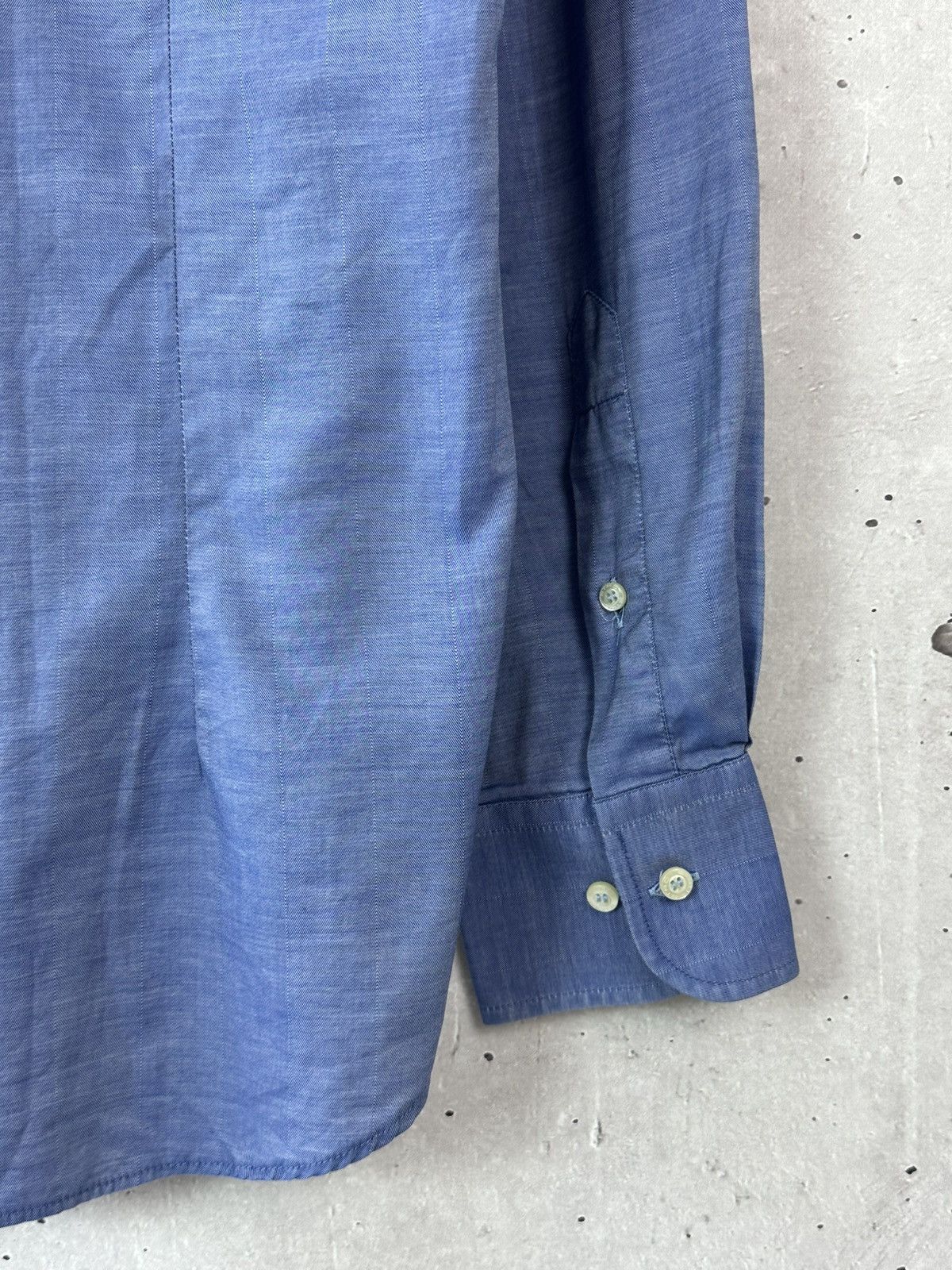 Etro Etro Made in Italy Cotton Blue Long Sleeve Men’s Shirt Size US L / EU 52-54 / 3 - 9 Thumbnail