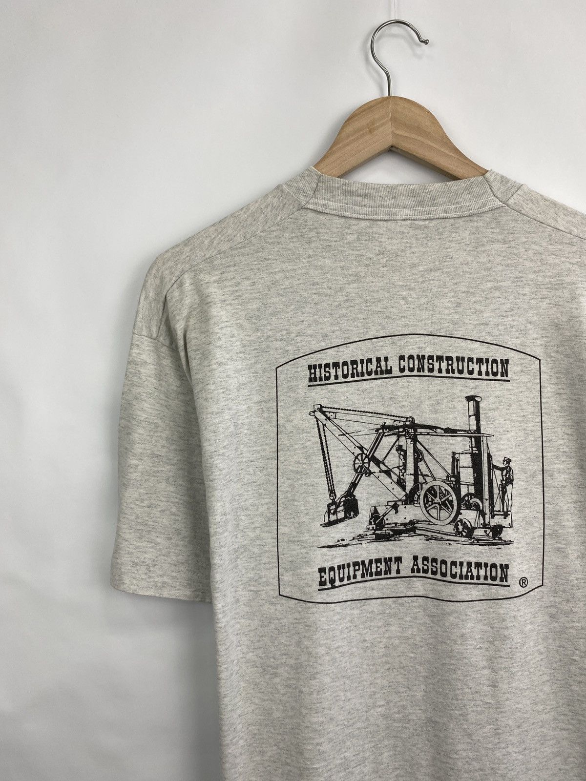 Caterpillar 🇺🇸 Vintage 90s Caterpillar Shovel Maniac T-shirt rare retro Size US XL / EU 56 / 4 - 9 Thumbnail