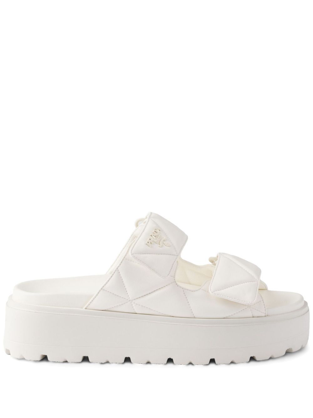 Prada 45mm padded leather sandals Size US 5.5 / IT 35.5 - 1 Thumbnail
