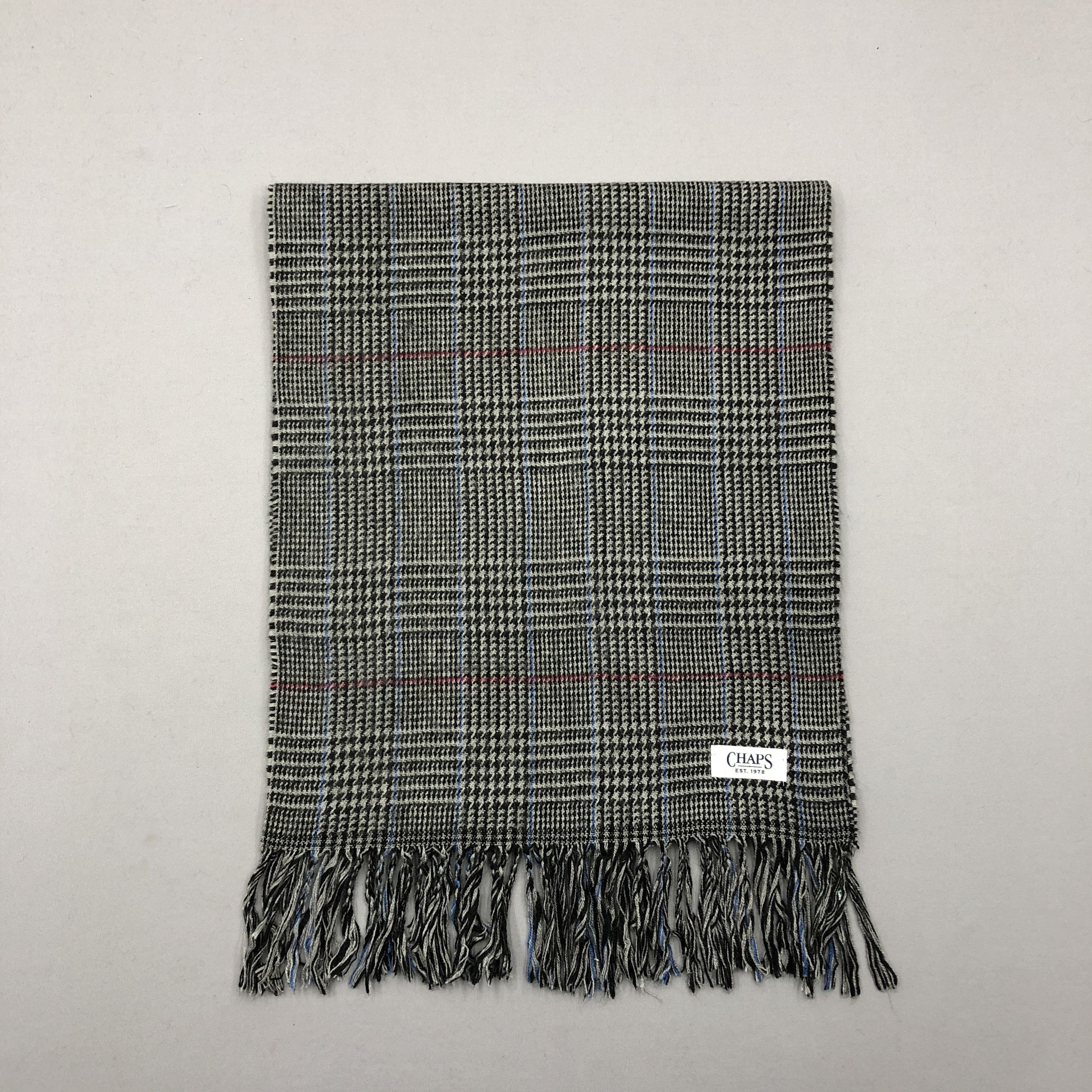 Chaps Ralph Lauren Vintage Chaps Scarf Muffler Tweed Wool Scarves Size ONE SIZE - 2 Thumbnail