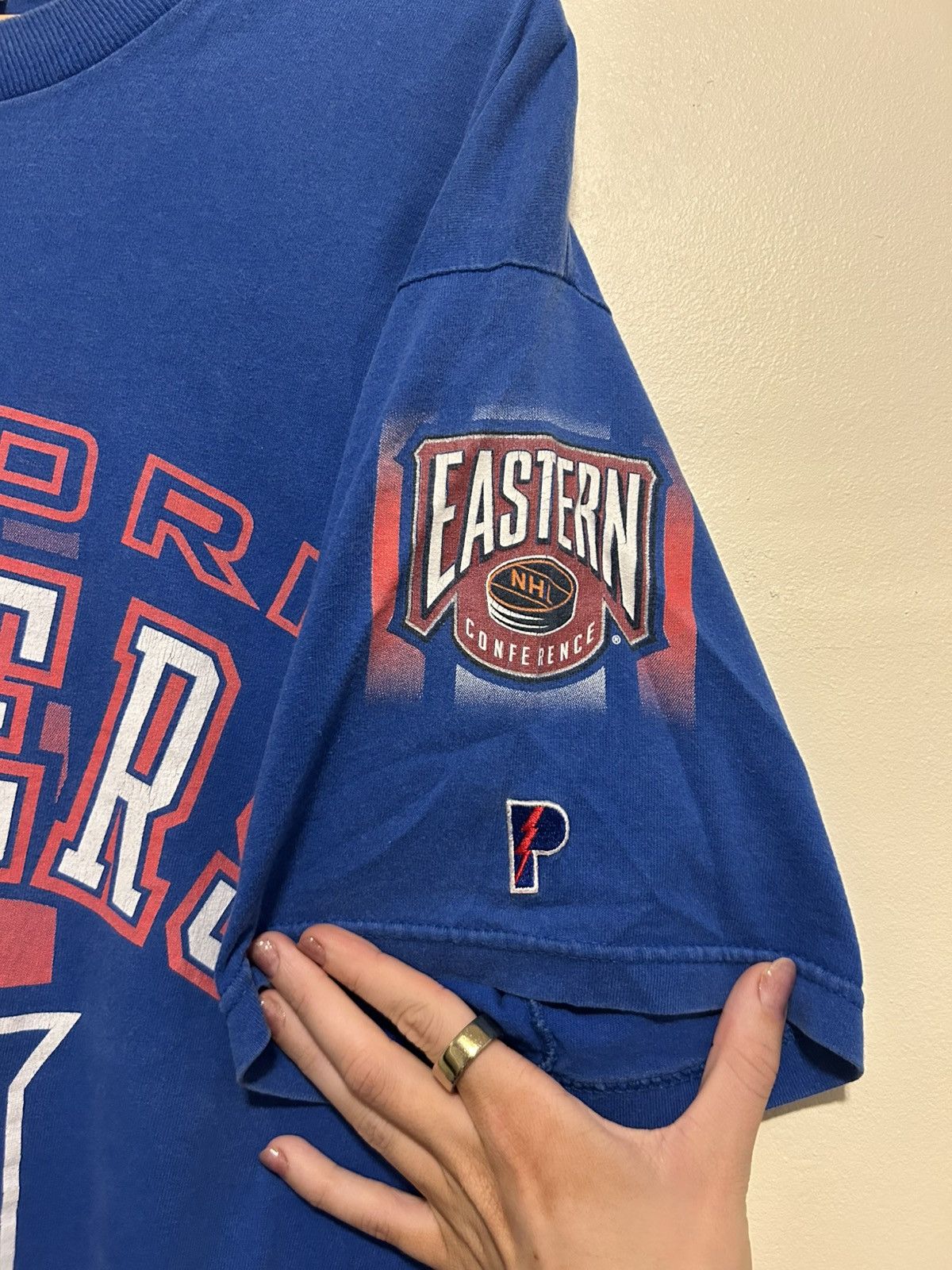 NHL 1990s Vintage New York Rangers NHL Tee Size US L / EU 52-54 / 3 - 3 Thumbnail
