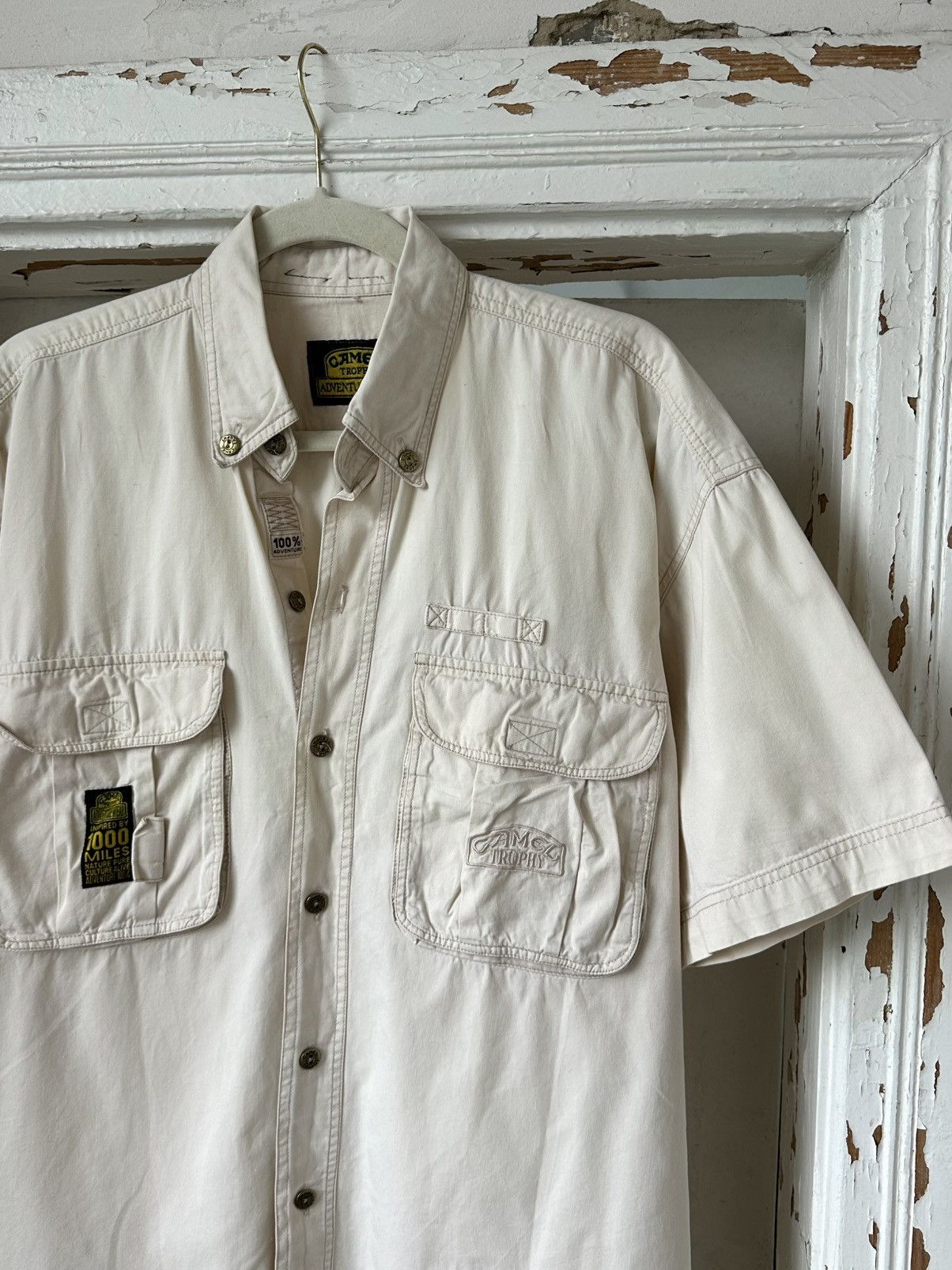Camel Vintage Camel 1000 Miles Short Sleeve Shirt Size US L / EU 52-54 / 3 - 2 Thumbnail