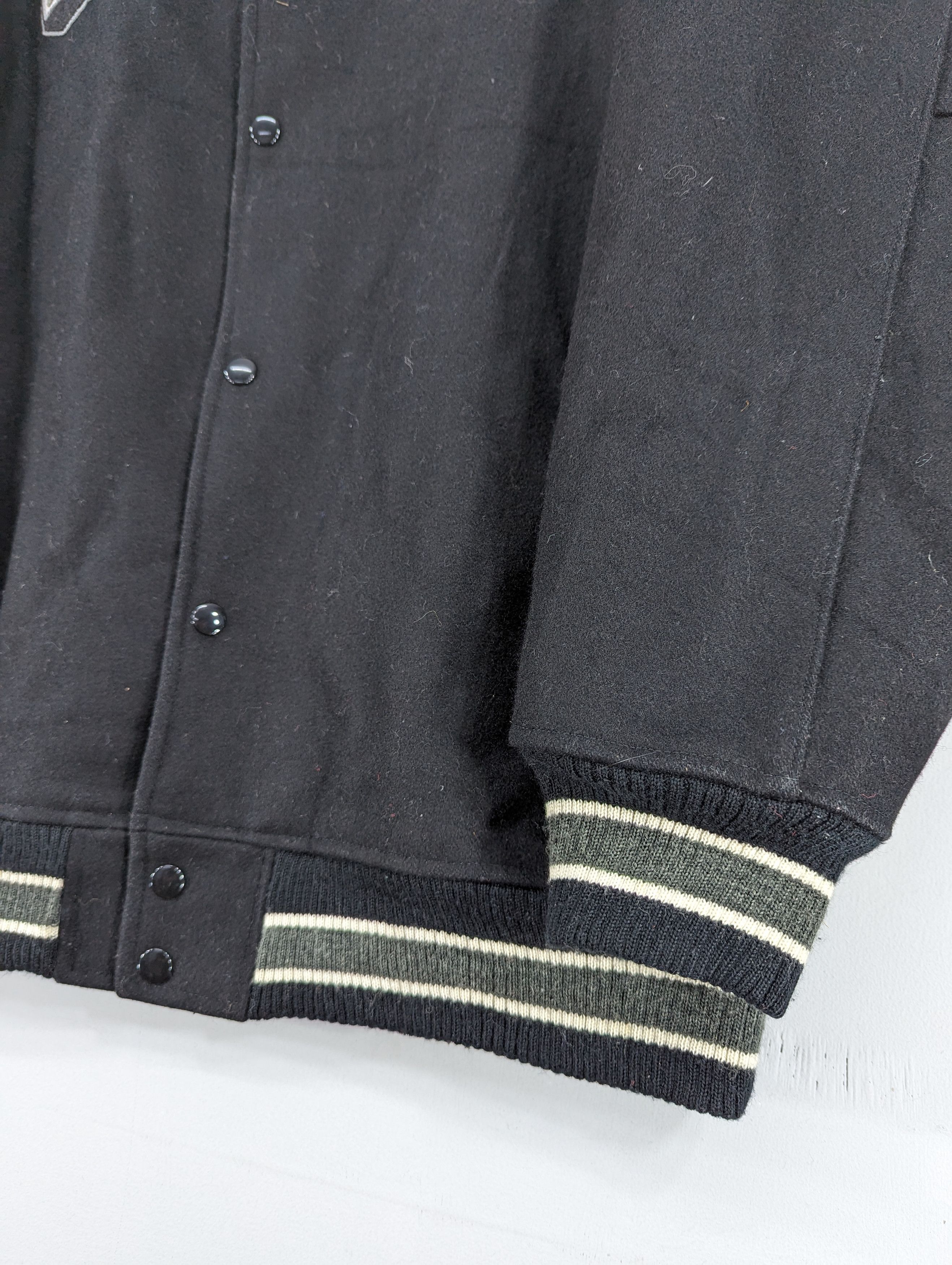 Japanese Brand 🔥RARE🔥Vintage Breathex Mathafooka Wool Varsity Jacket Size US XL / EU 56 / 4 - 5 Thumbnail