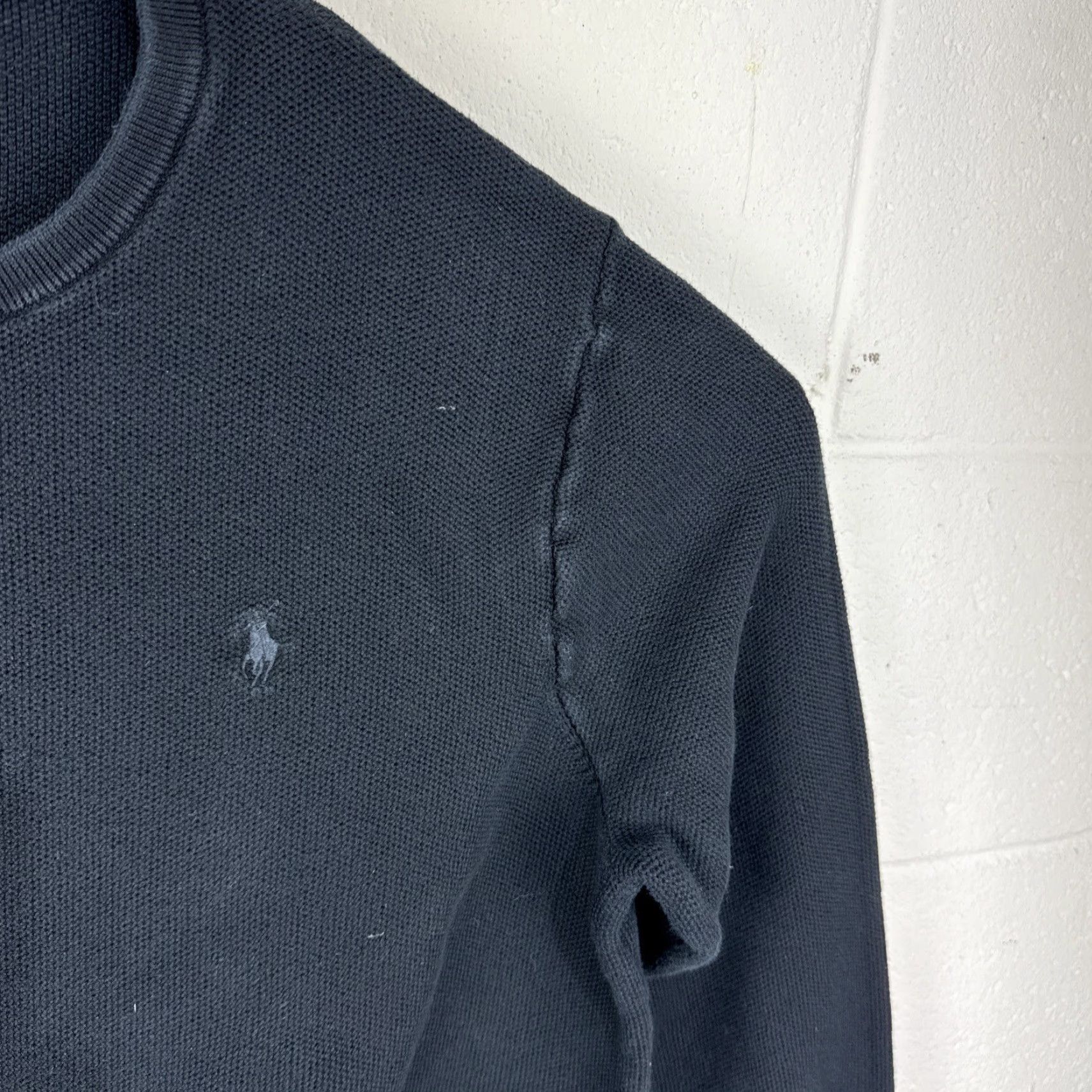 Ralph Lauren Polo Ralph Lauren Men's Knit Sweater Crewneck Black Size XL Pima Cotton Size US XL / EU 56 / 4 - 5 Thumbnail