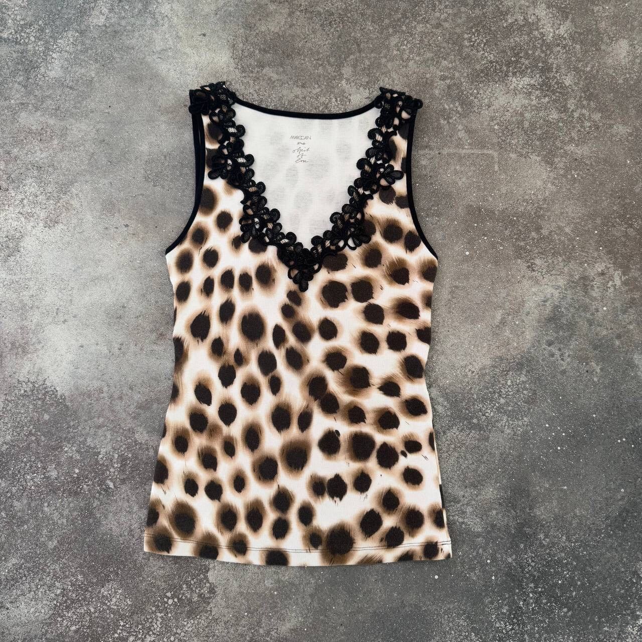 Hysteric Glamour × Japanese Brand Marc Cain Y2K Leopard Tank Top Size M / US 6-8 / IT 42-44 - 1 Thumbnail