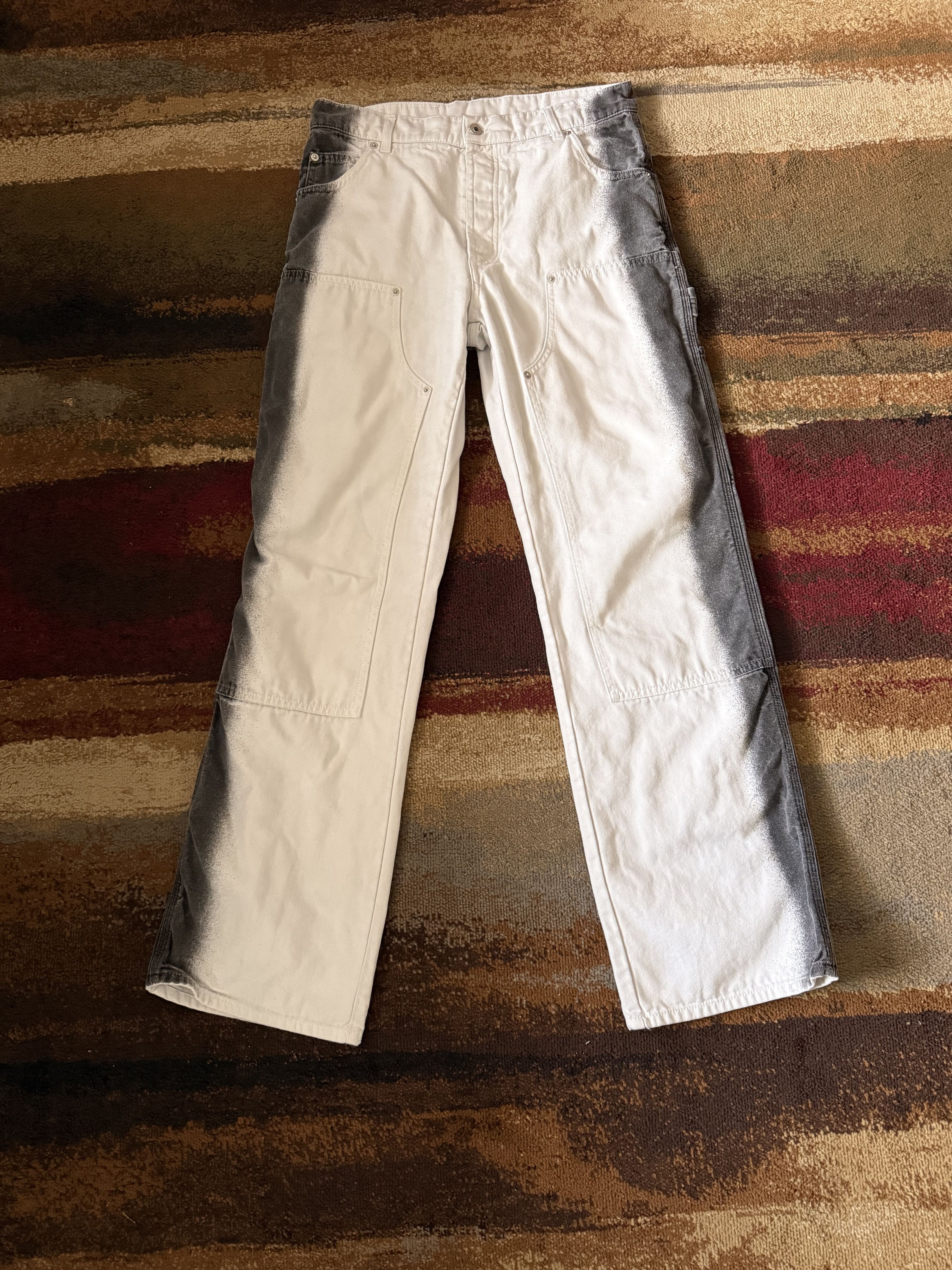 Heron Preston Heron Preston Spray Paint Effect Pants Size US 32 / EU 48 - 1 Thumbnail
