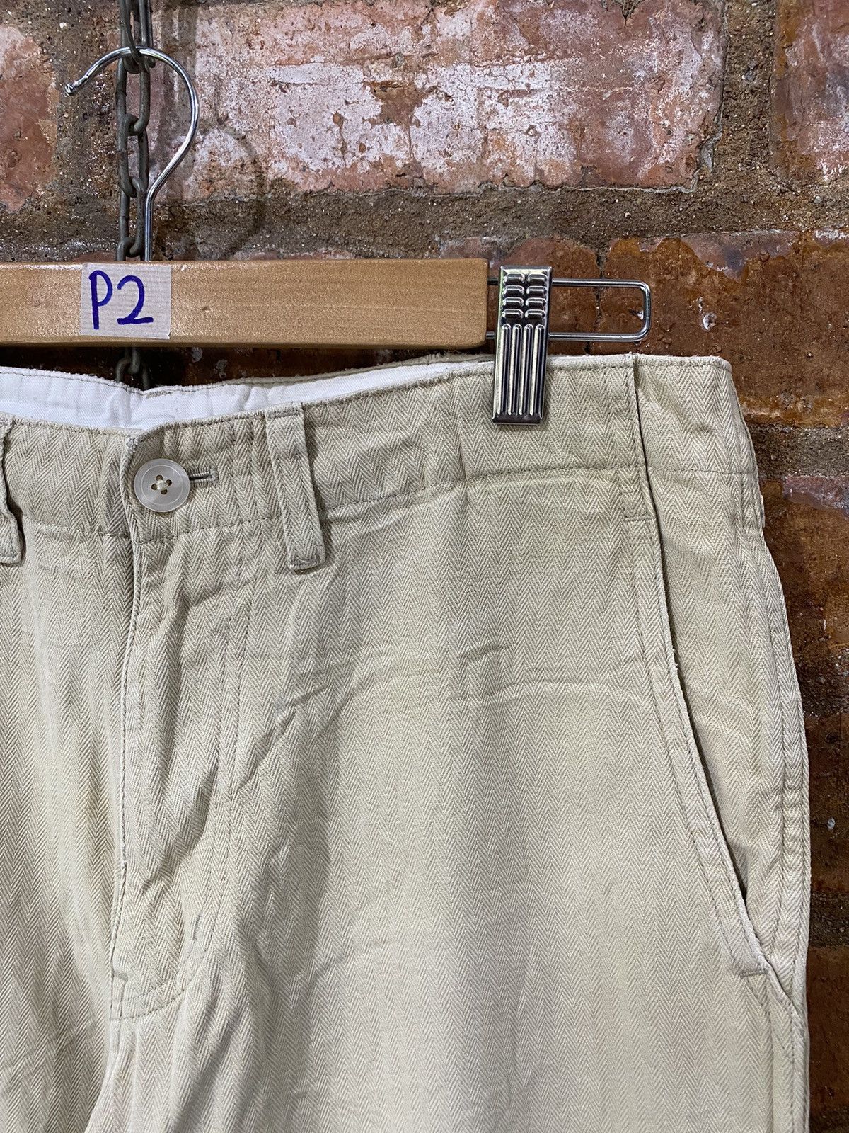 Comme des Garcons × Comme des Garcons Homme × Comme des Garcons Homme Plus 2000s CDG Homme Herringbone pants Size US 30 / EU 46 - 5 Thumbnail