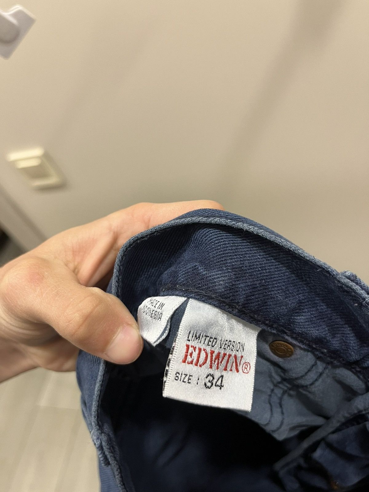 Edwin Vintage 90s Edwin BAGGY Jeans Limited Version Denim Pants Size US 34 / EU 50 - 7 Thumbnail