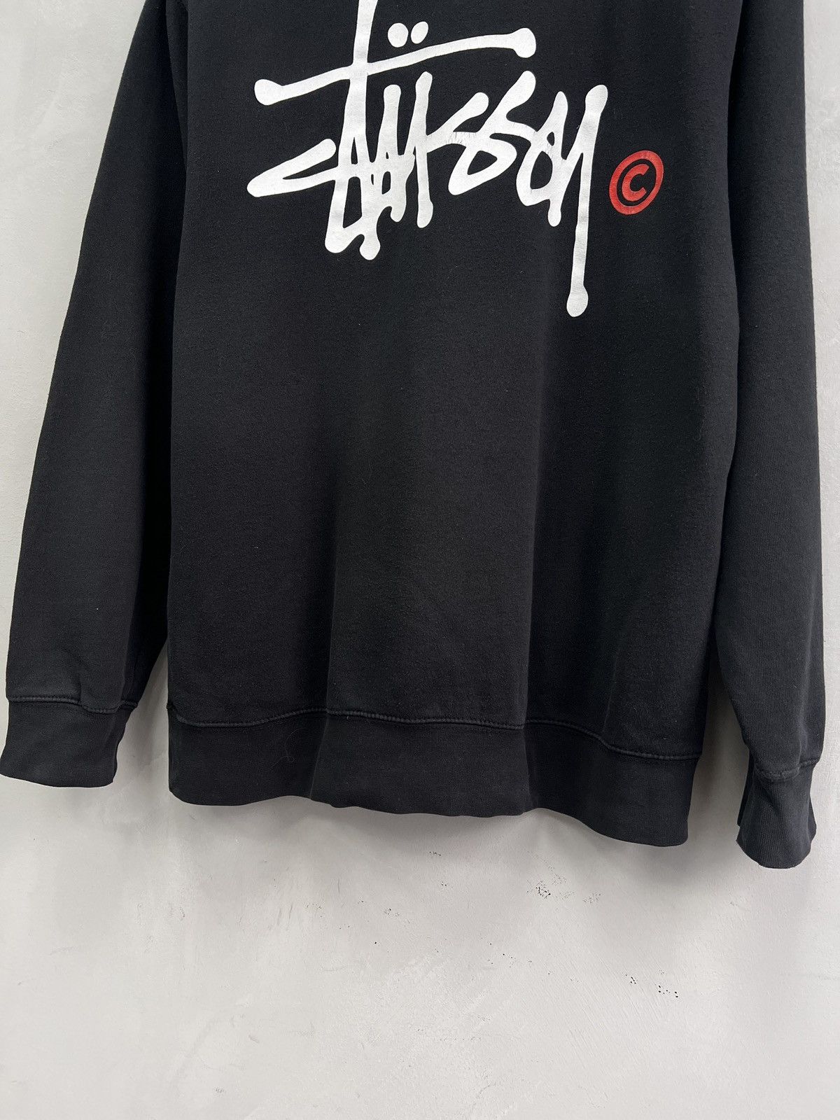 Stussy Stussy Small Logo Black Crewneck 90s Skate Street Style Size US L / EU 52-54 / 3 - 13 Thumbnail