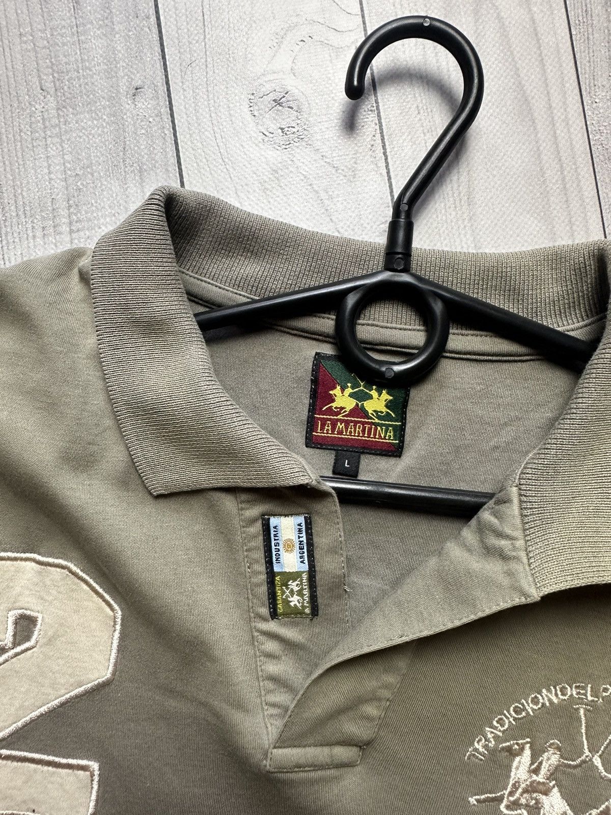 La Martina × Vintage Vintage Brown L A Martina polo brown rare size L logo Size US L / EU 52-54 / 3 - 4 Thumbnail