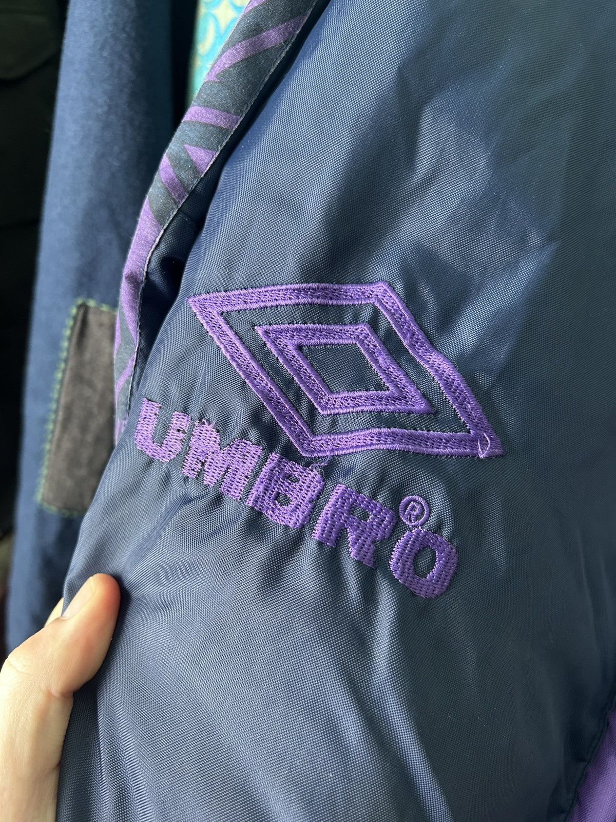 Umbro Vintage Umbro 90s Coat Jacket Football Soccer Nylon Size M Size US M / EU 48-50 / 2 - 6 Thumbnail