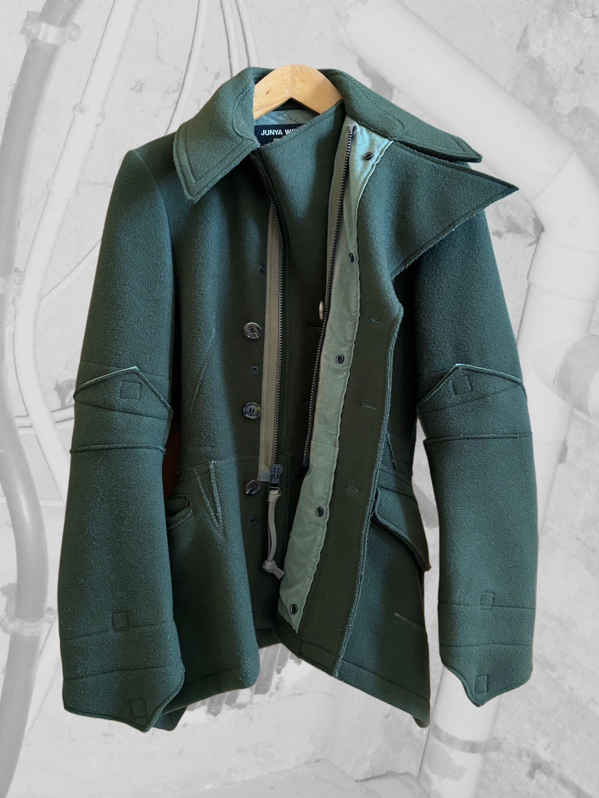 CDG x Junya Watanabe FW 2006 Runway deconstructed Coat