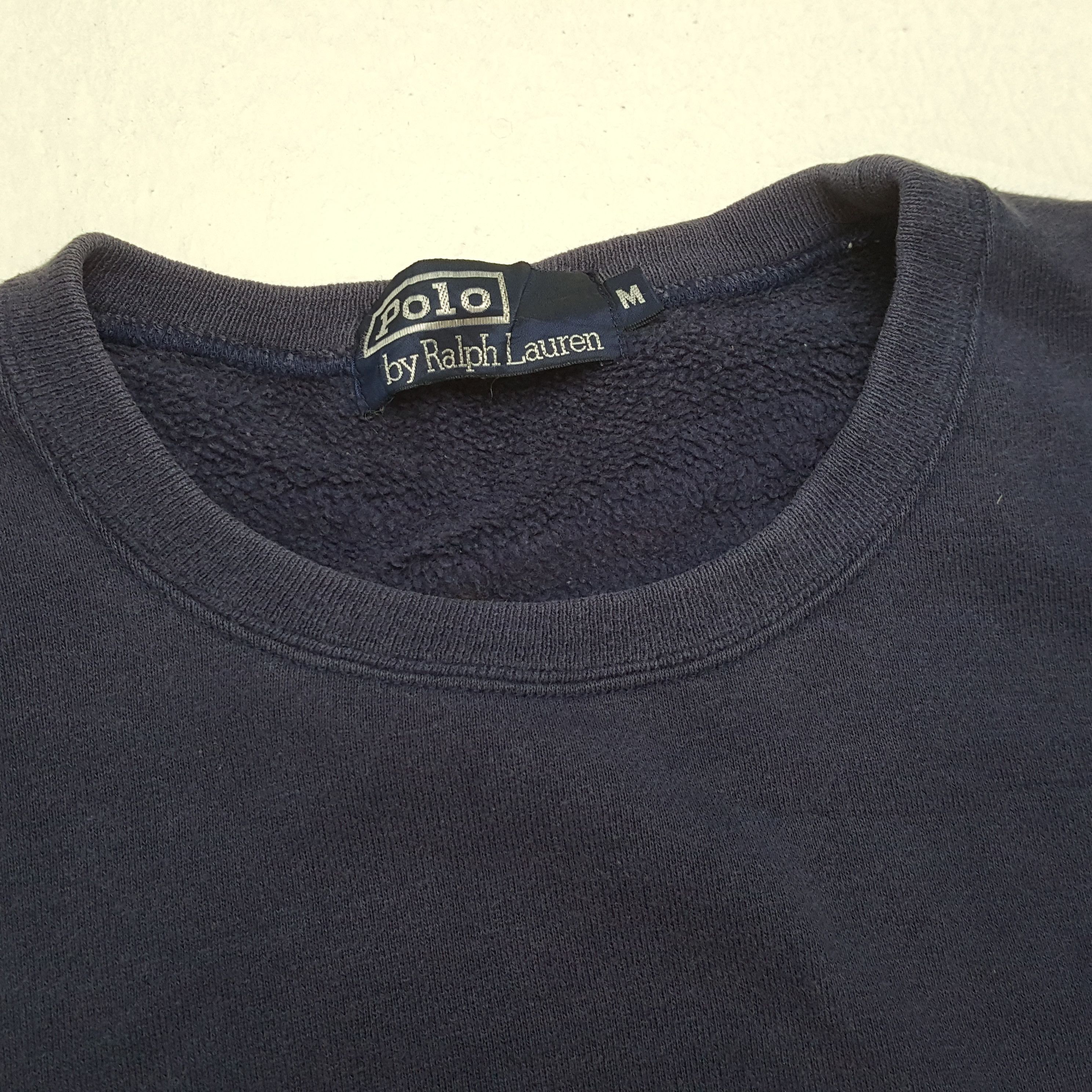 Polo Ralph Lauren × Vintage POLO by RALPH LAUREN Big Spellout Design Sweatshirt Size US M / EU 48-50 / 2 - 9 Thumbnail