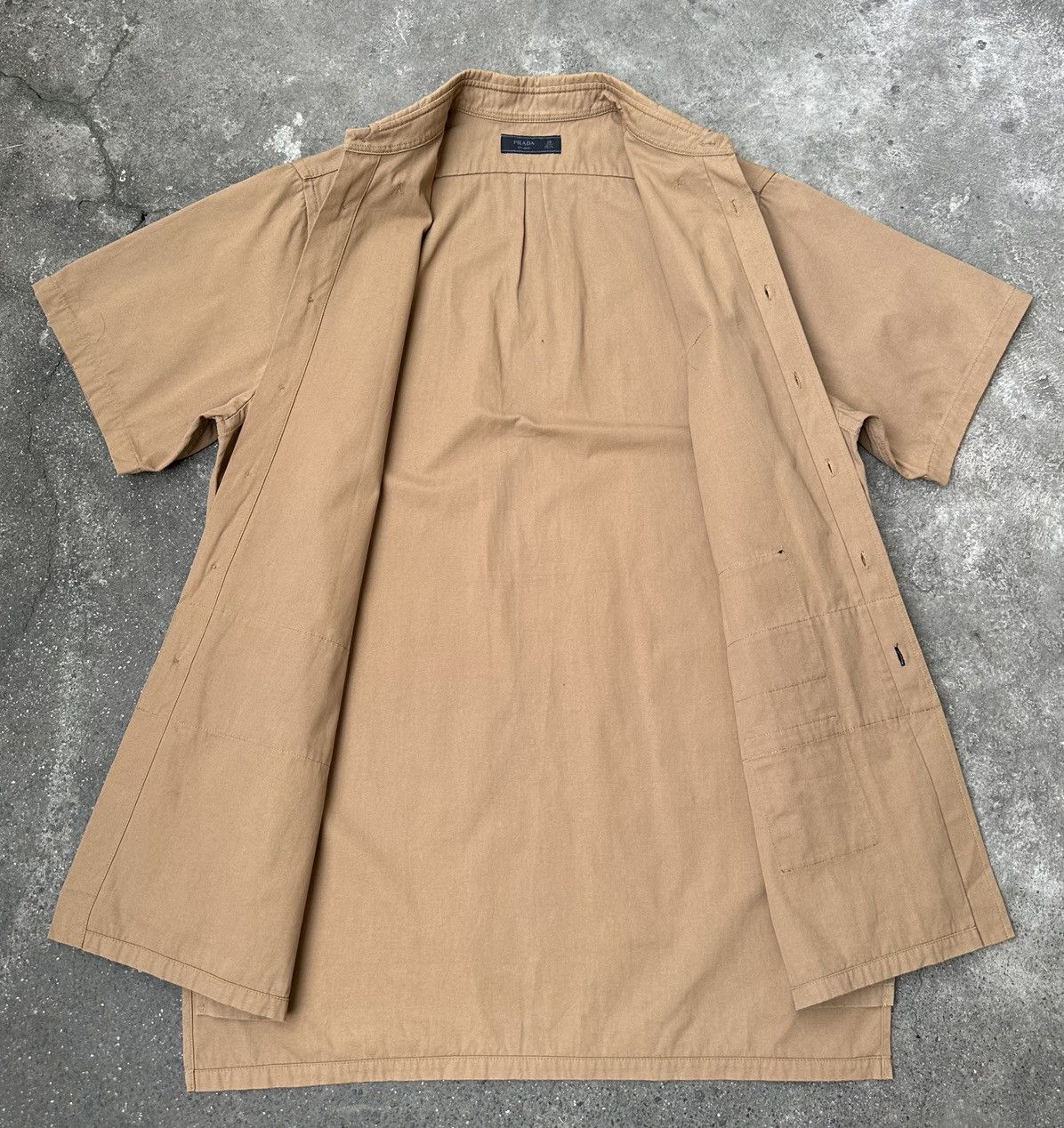 Prada Prada - S/S20 Oversized Patches Button Down - Emblem Logo Size US M / EU 48-50 / 2 - 9 Thumbnail