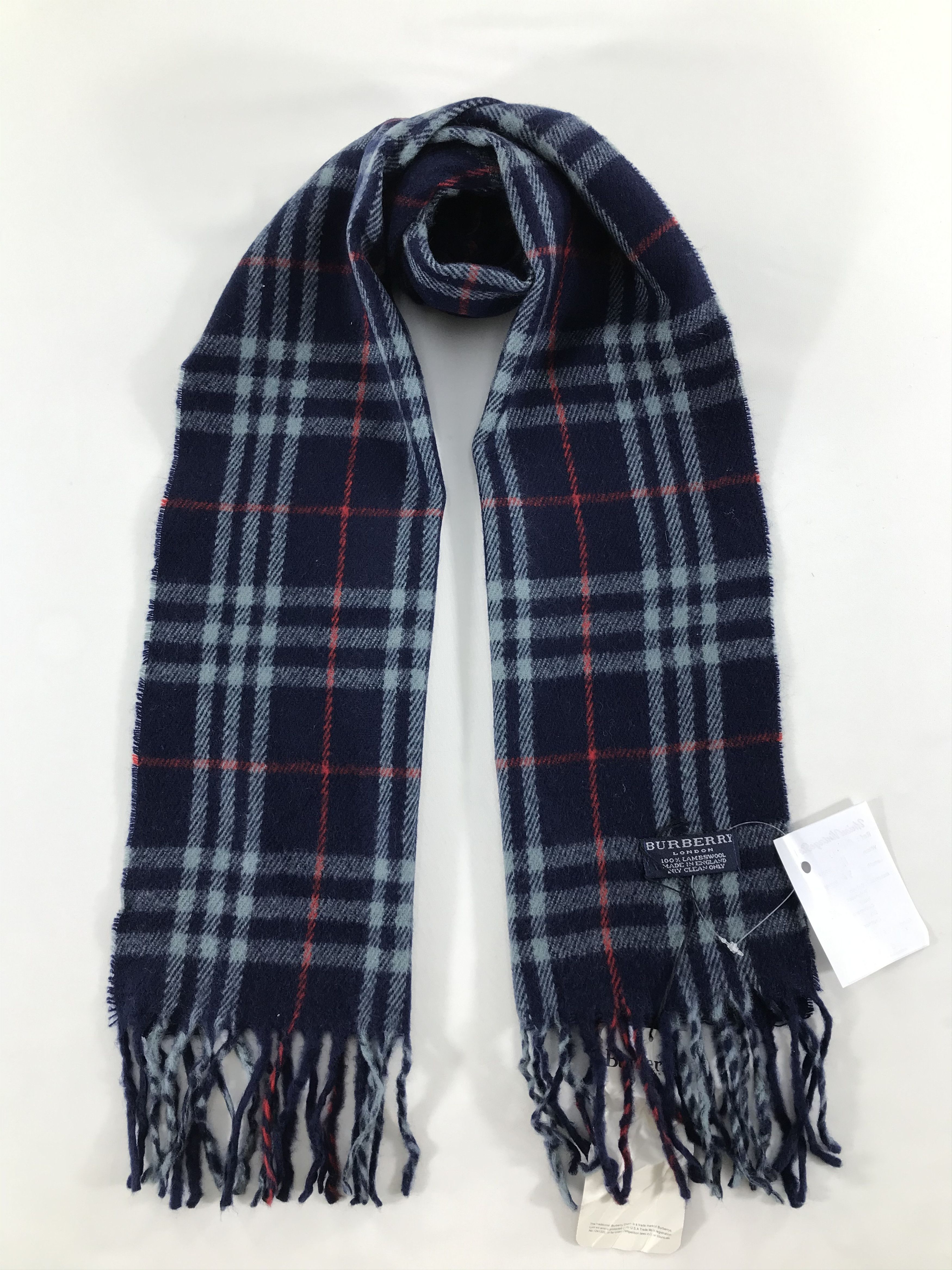 Burberry Vintage Burberry Scarf/Muffler/Neckwear MF1453 Size ONE SIZE - 1 Thumbnail