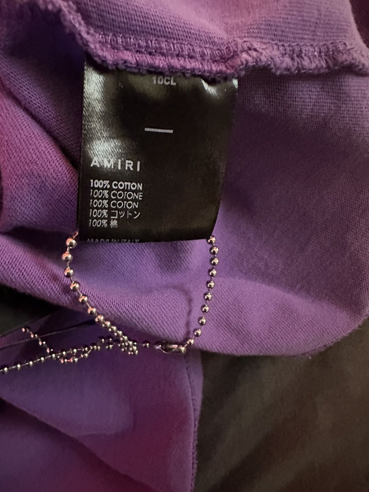 Amiri Purple Amiri Ma logo t shirt Size US XL / EU 56 / 4 - 4 Thumbnail