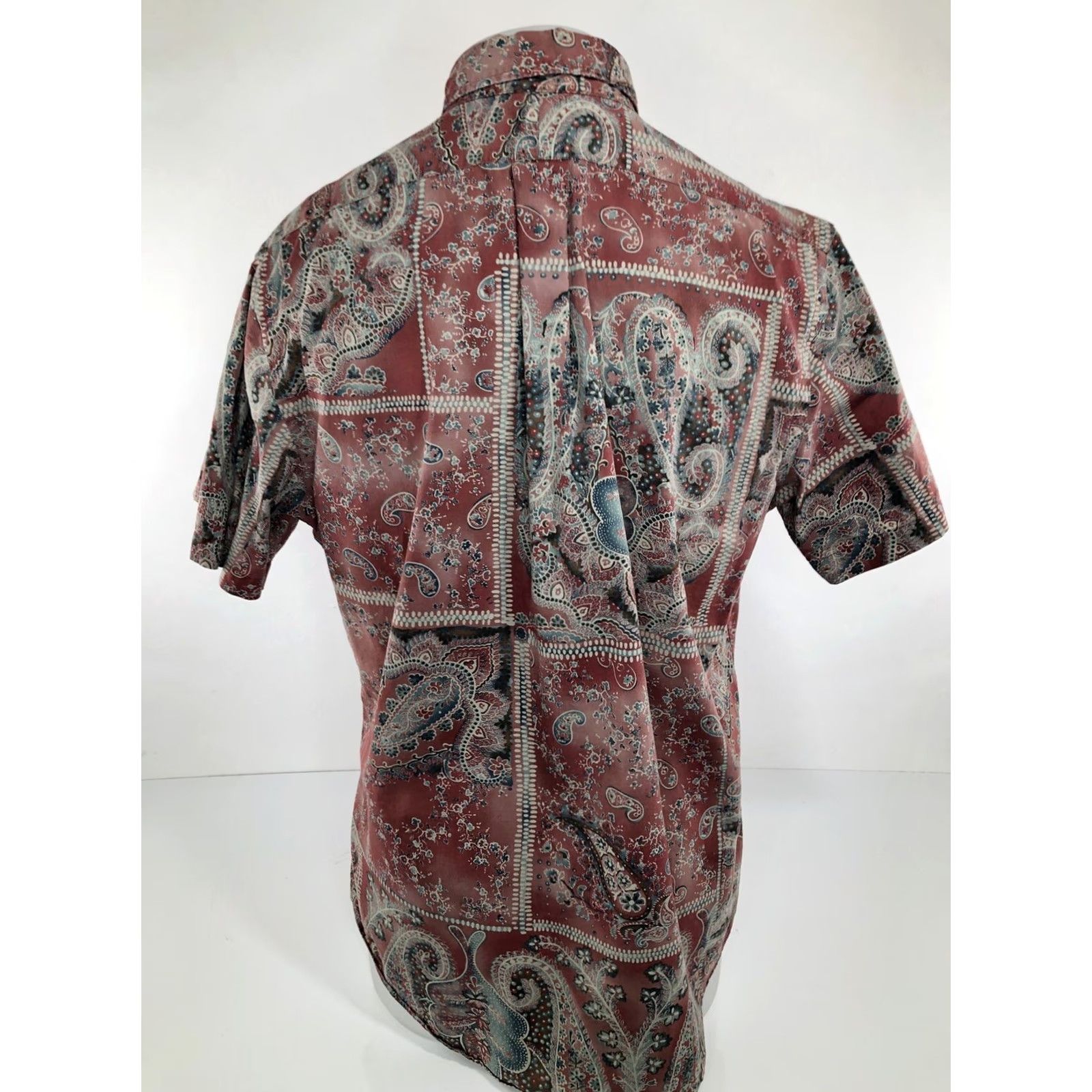 Ralph Lauren RALPH LAUREN - Custom Fit Paisley Mens L Shirt Size US L / EU 52-54 / 3 - 4 Thumbnail