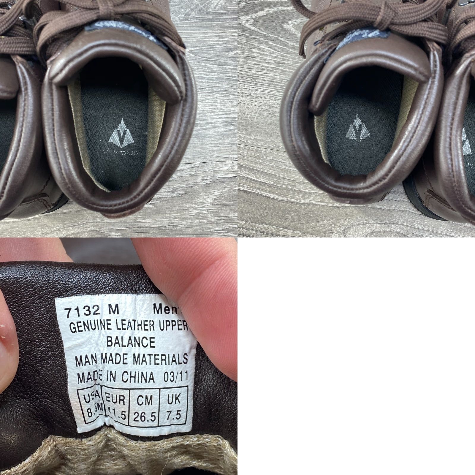 Vasque Vasque Sundowner Brown Leather Hiking Boots Mens Size 8.5 M Gore-Tex Backpacking Size US 8 / EU 41 - 8 Thumbnail