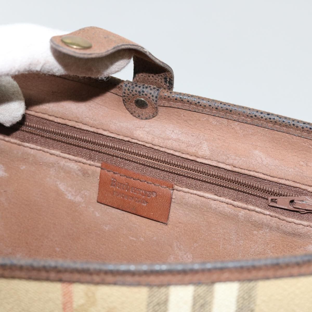 Burberry Burberry Nova Check Business Bag Pvc Leather Beige Size ONE SIZE - 11 Thumbnail