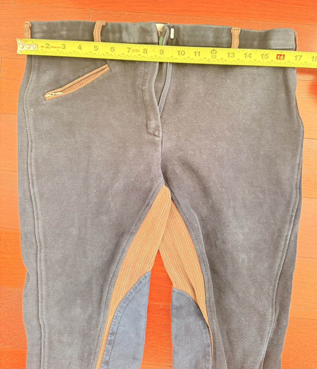 Other Let's Ride TuffRider 17W x 23L Charcoal Brown Riding Pants Size 22" - 9 Thumbnail