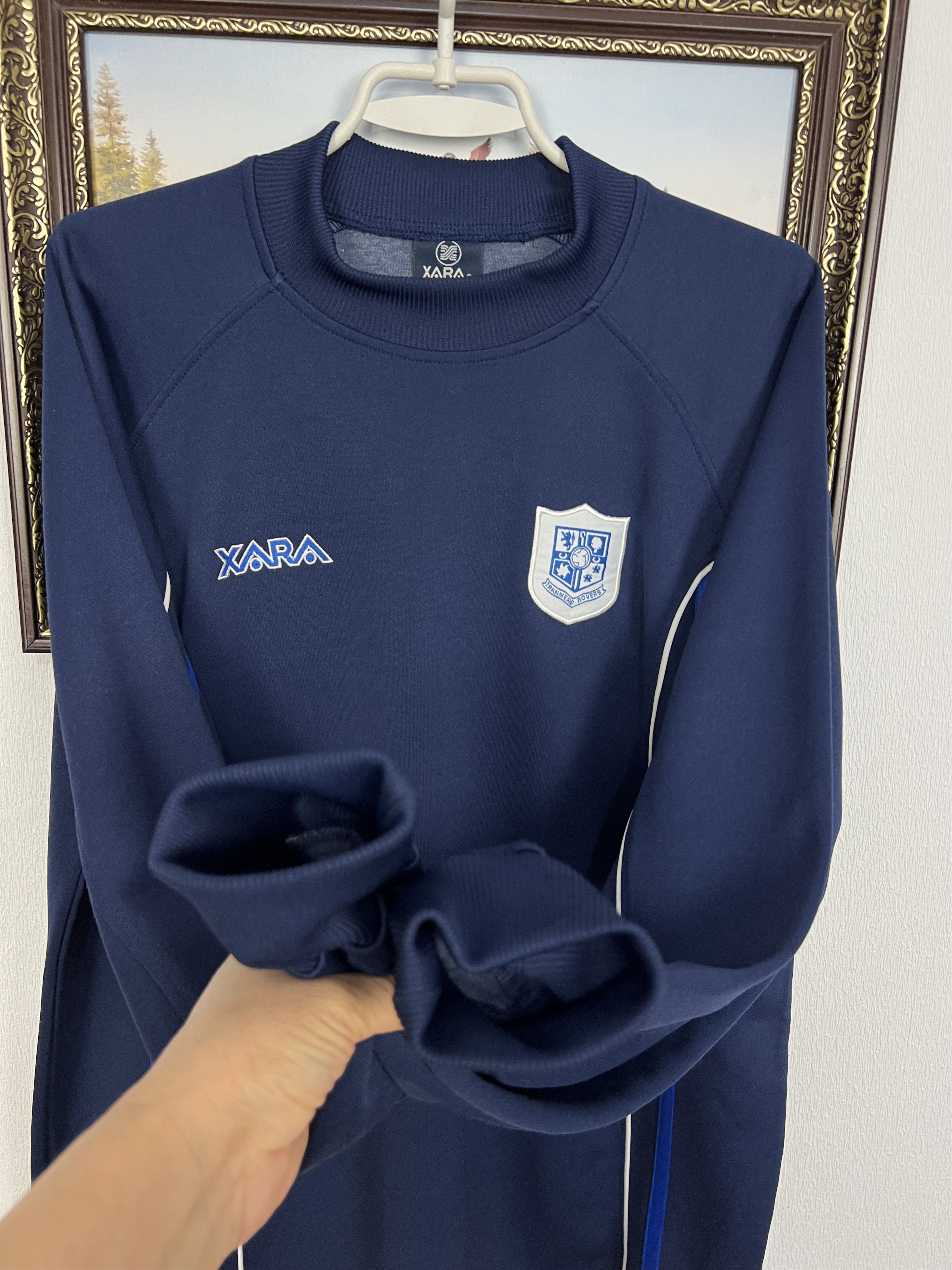Puma XARA Tranmere Rovers Football Sweatshirt Jacket Track Top Size US XL / EU 56 / 4 - 6 Thumbnail